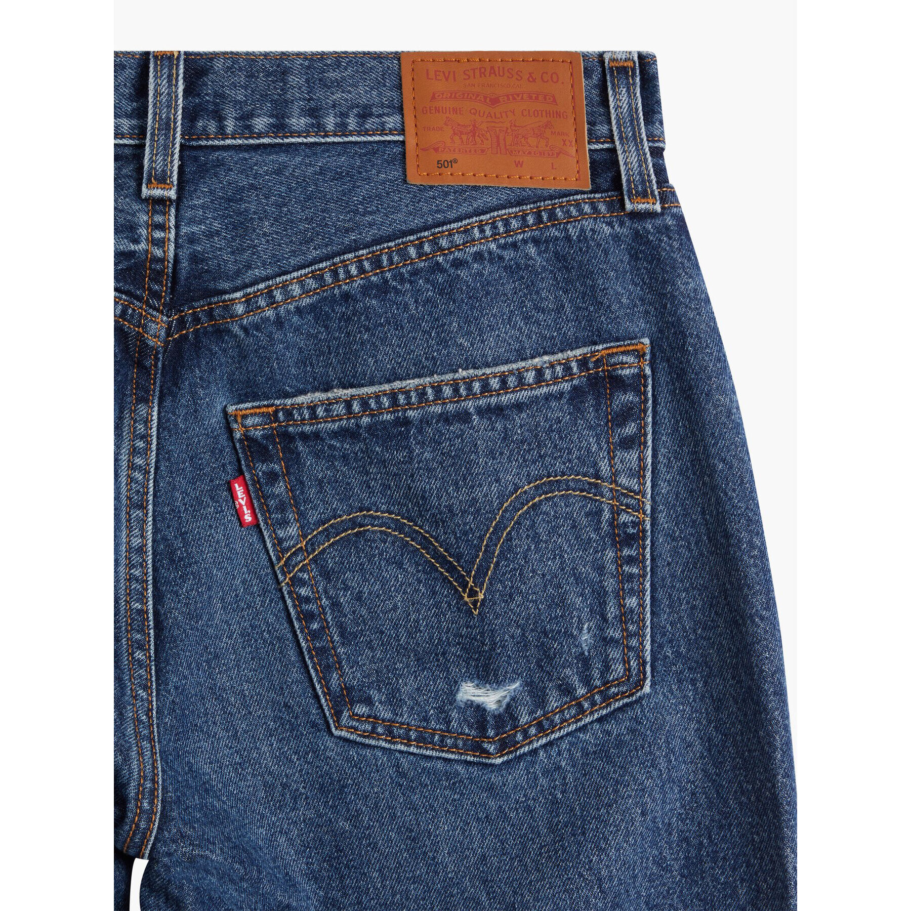 Levi's® Jeansy 501® A1959-0010 Tmavomodrá Straight Leg - Pepit.cz