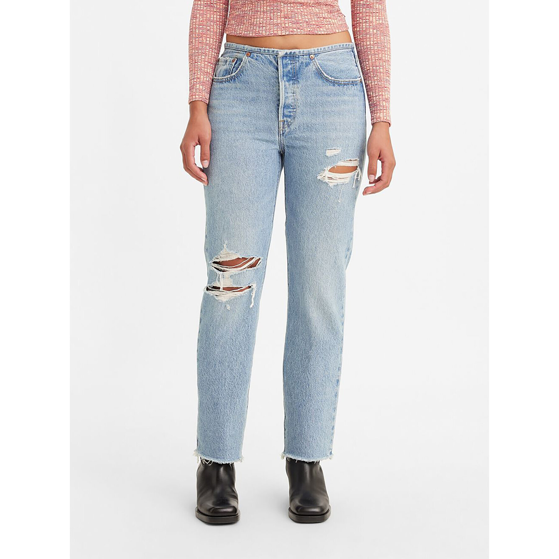 Levi's® Jeansy 501® A47290000 Modrá Straight Fit - Pepit.cz