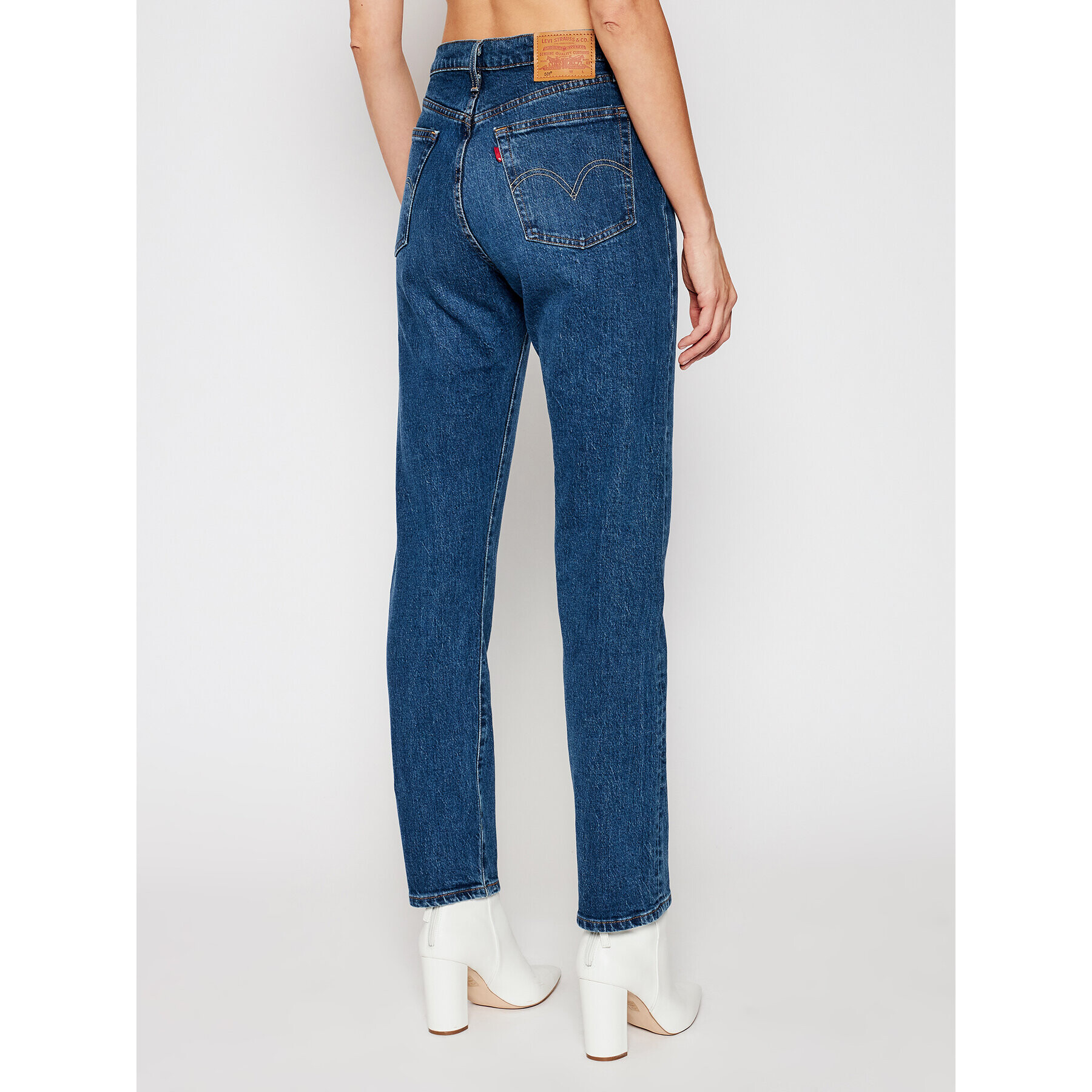 Levi's® Jeansy 501® Crop 36200-0157 Modrá Cropped Fit - Pepit.cz