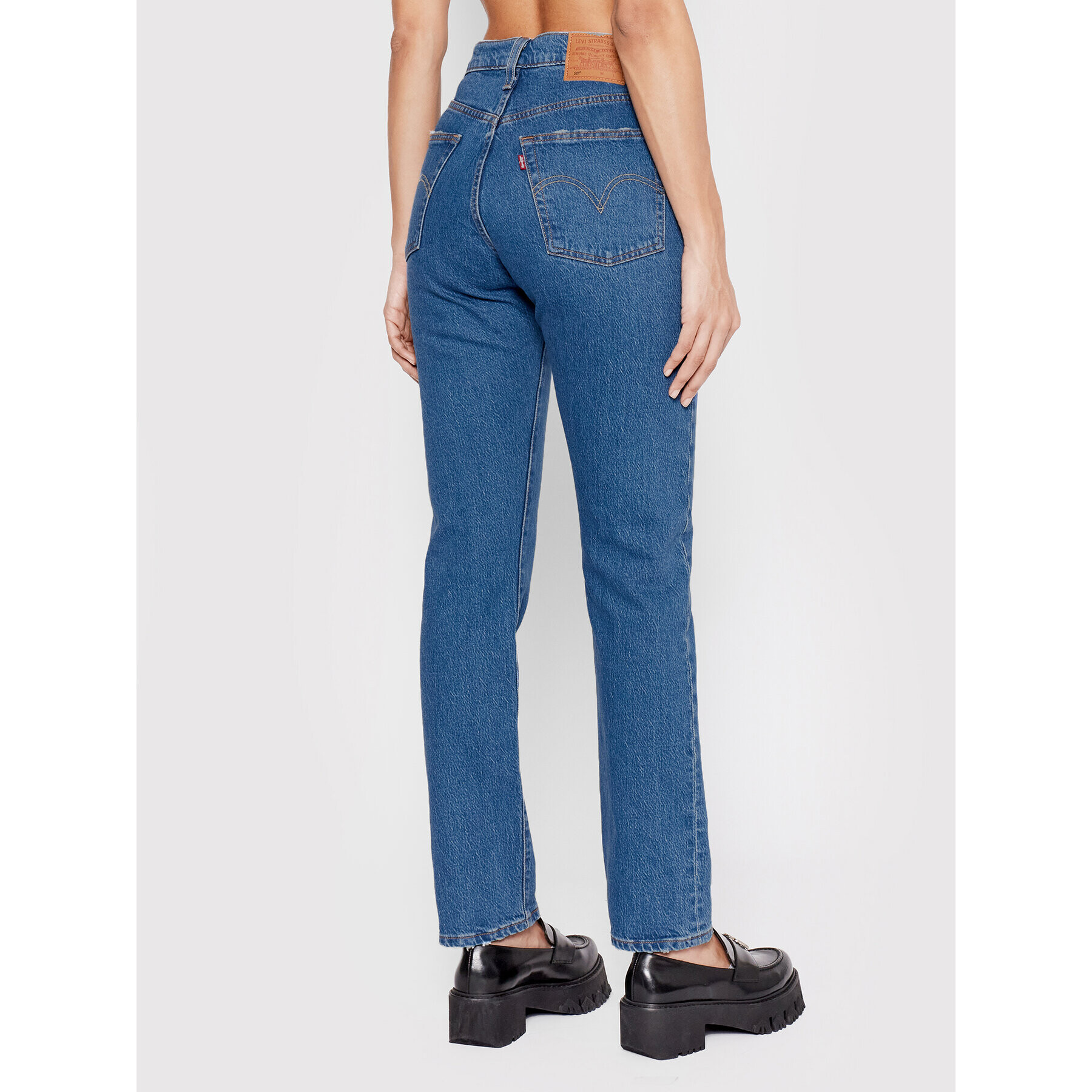 Levi's® Jeansy 501® Crop 36200-0225 Modrá Cropped Fit - Pepit.cz