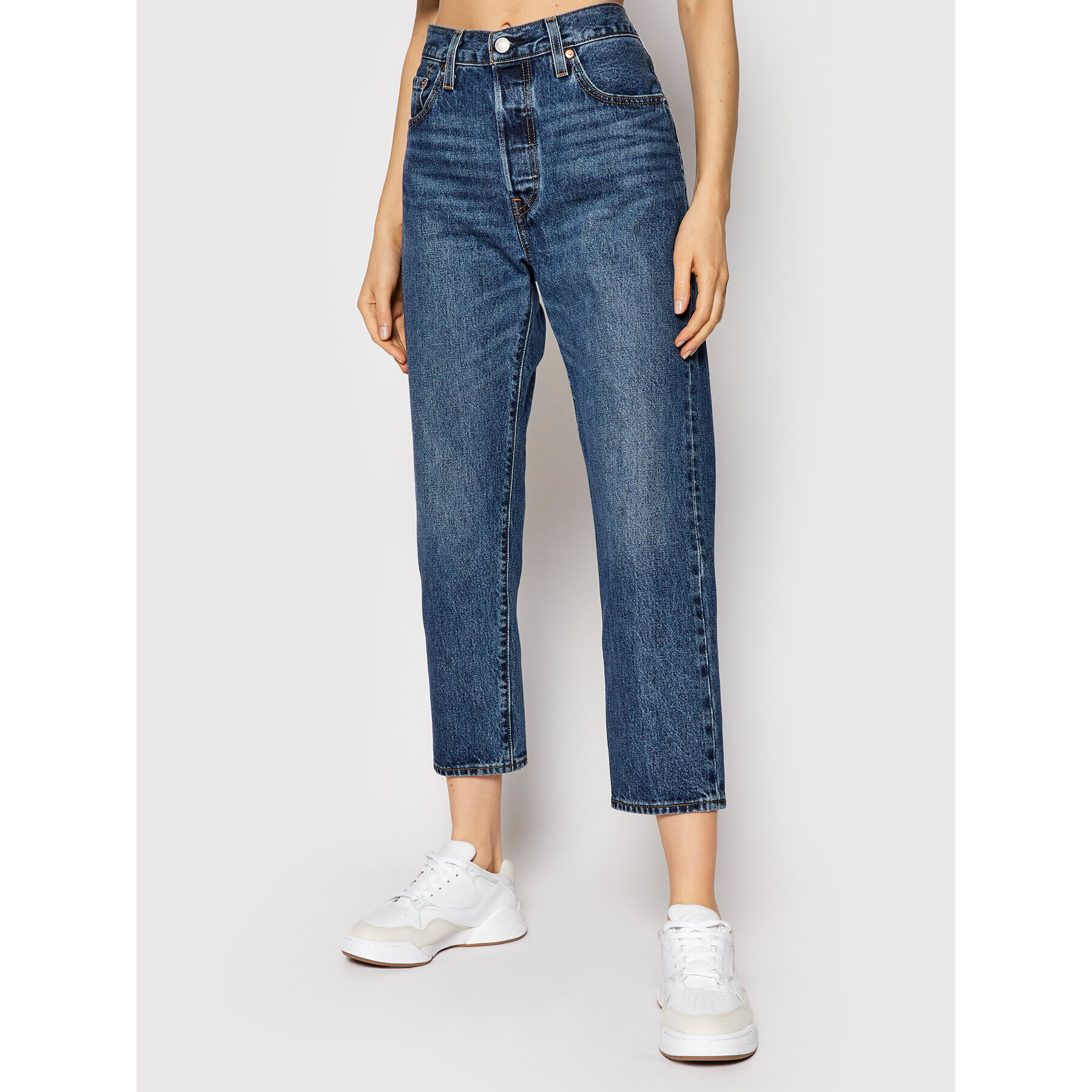 Levi's® Jeansy 501™ 36200-0221 Modrá Cropped Fit - Pepit.cz