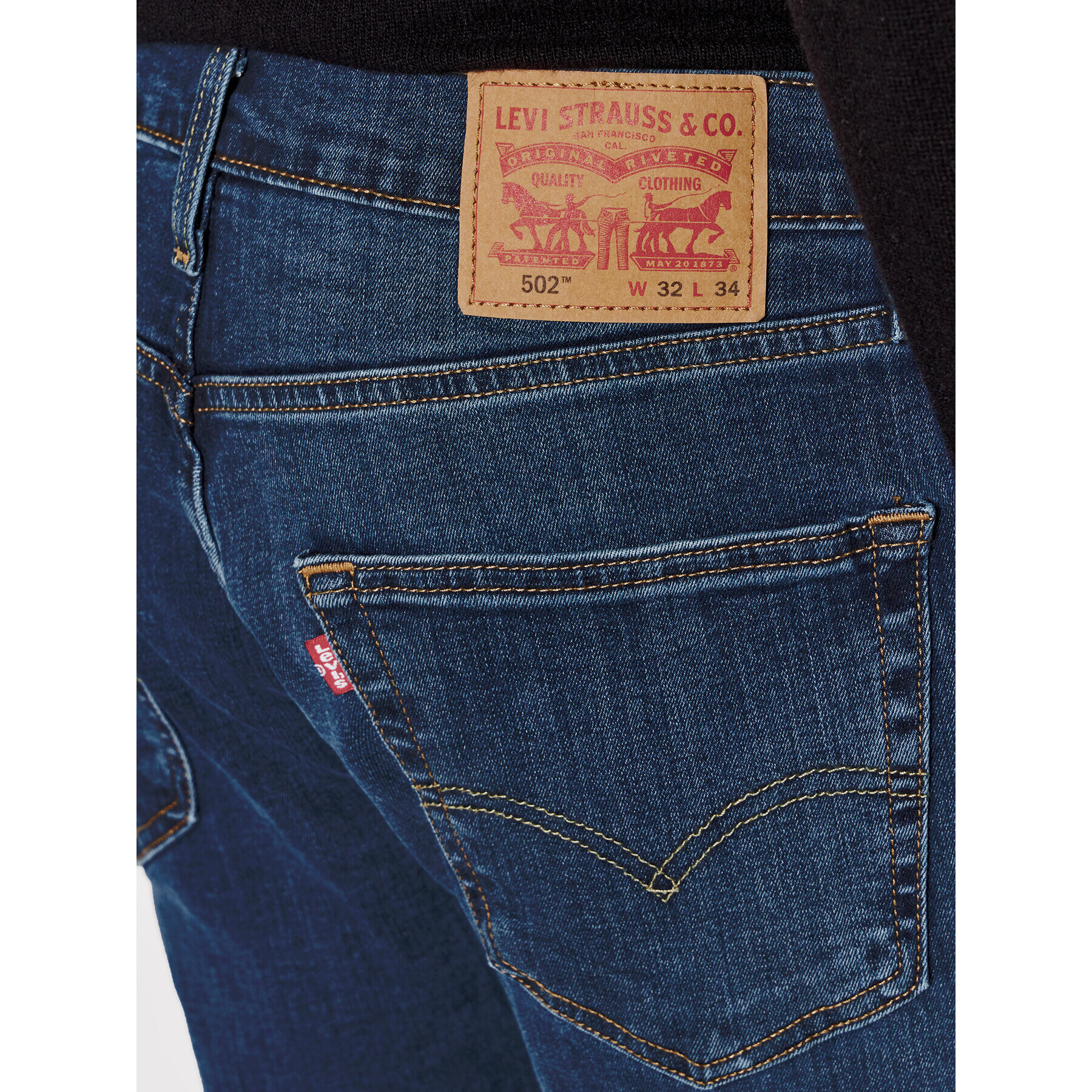 Levi's® Jeansy 502™ 29507-0053 Tmavomodrá Taper Fit - Pepit.cz