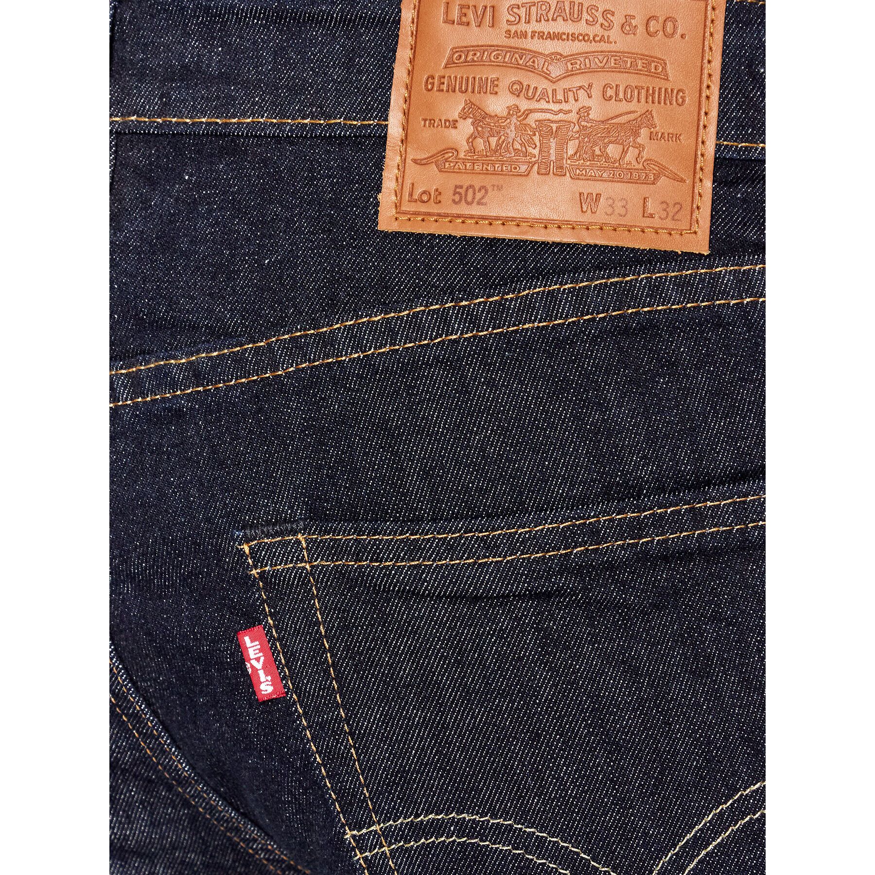 Levi's® Jeansy 502™ 29507-0280 Tmavomodrá Taper Fit - Pepit.cz