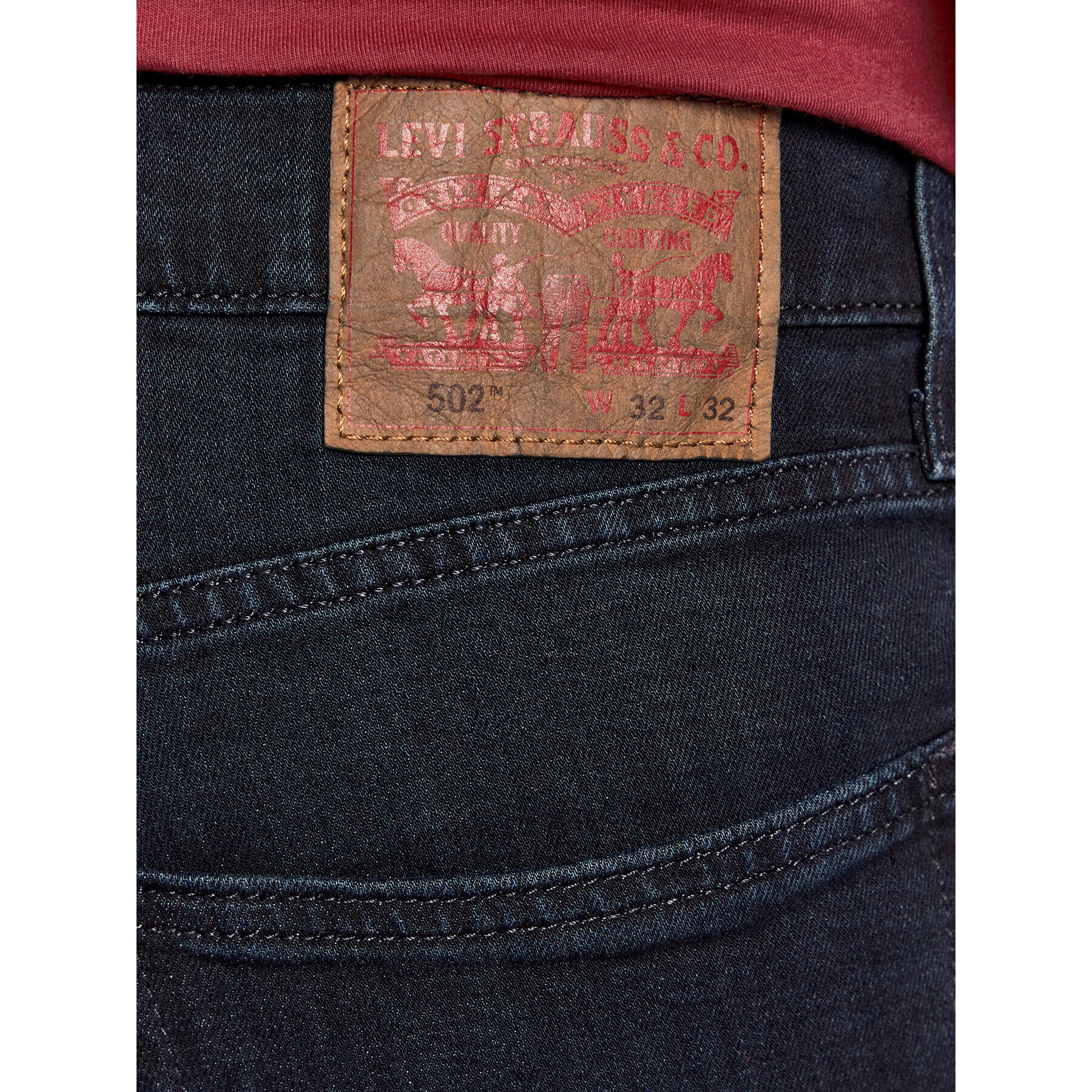 Levi's® Jeansy 502™ 29507-0520 Tmavomodrá Taper Fit - Pepit.cz