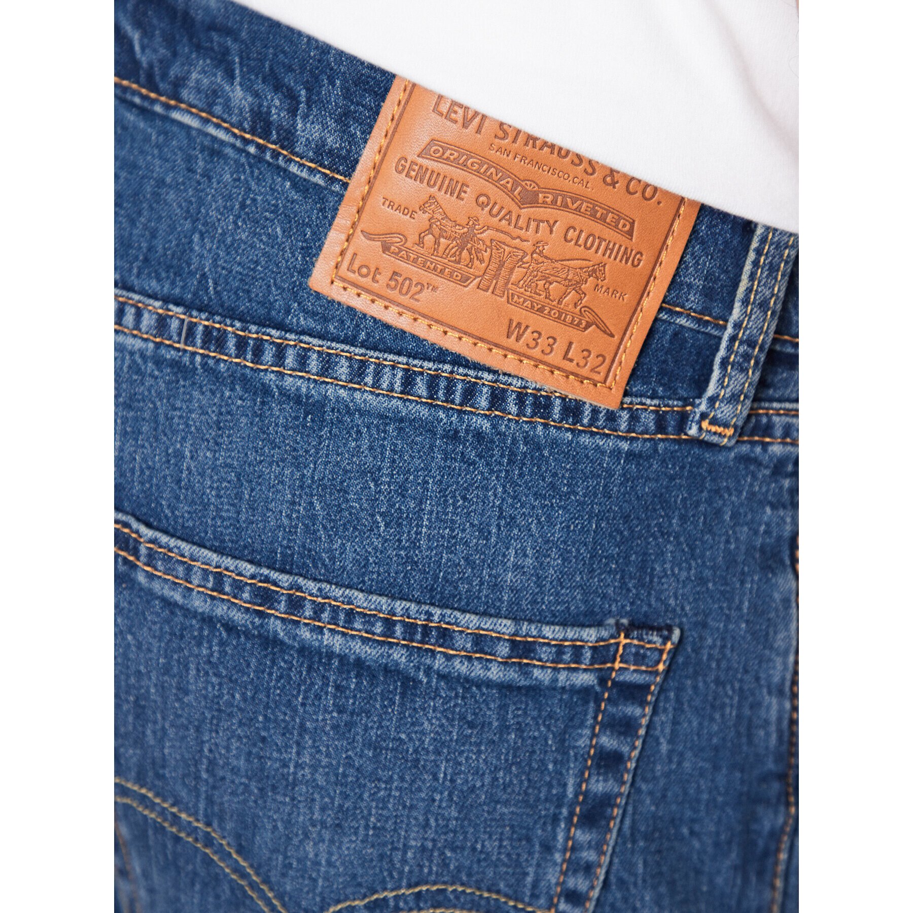 Levi's® Jeansy 502™ 29507-1368 Modrá Tapered Fit - Pepit.cz