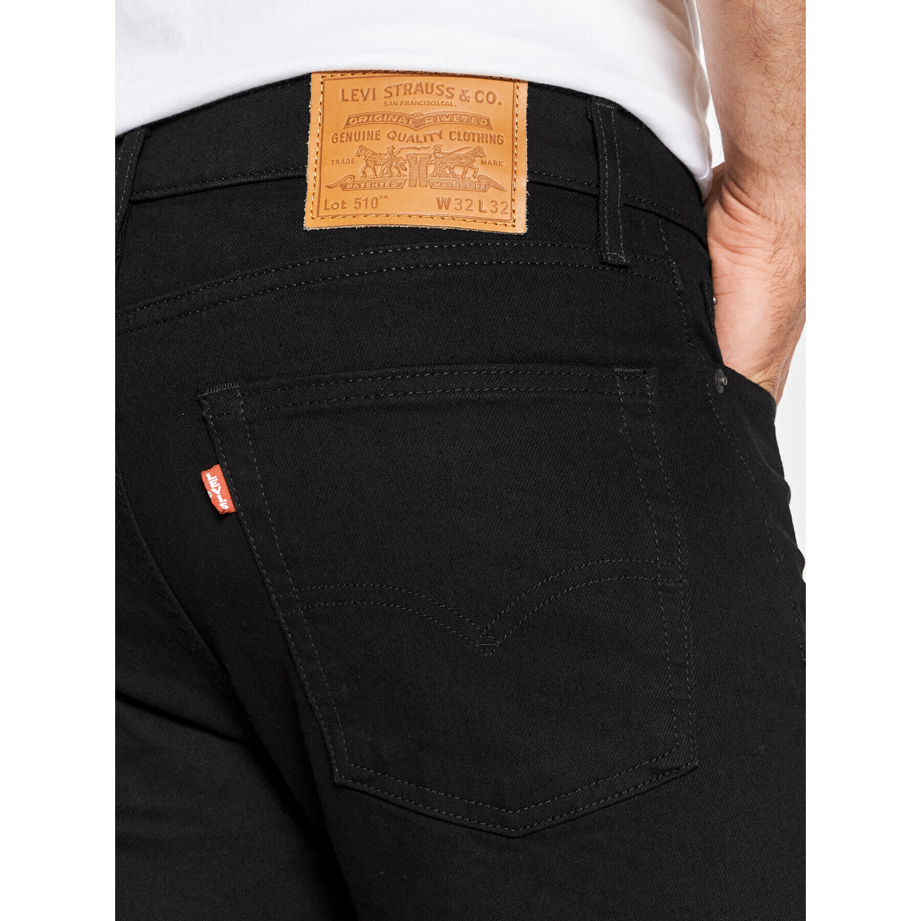 Levi's® Jeansy 510™ 05510-1129 Černá Skinny Fit - Pepit.cz