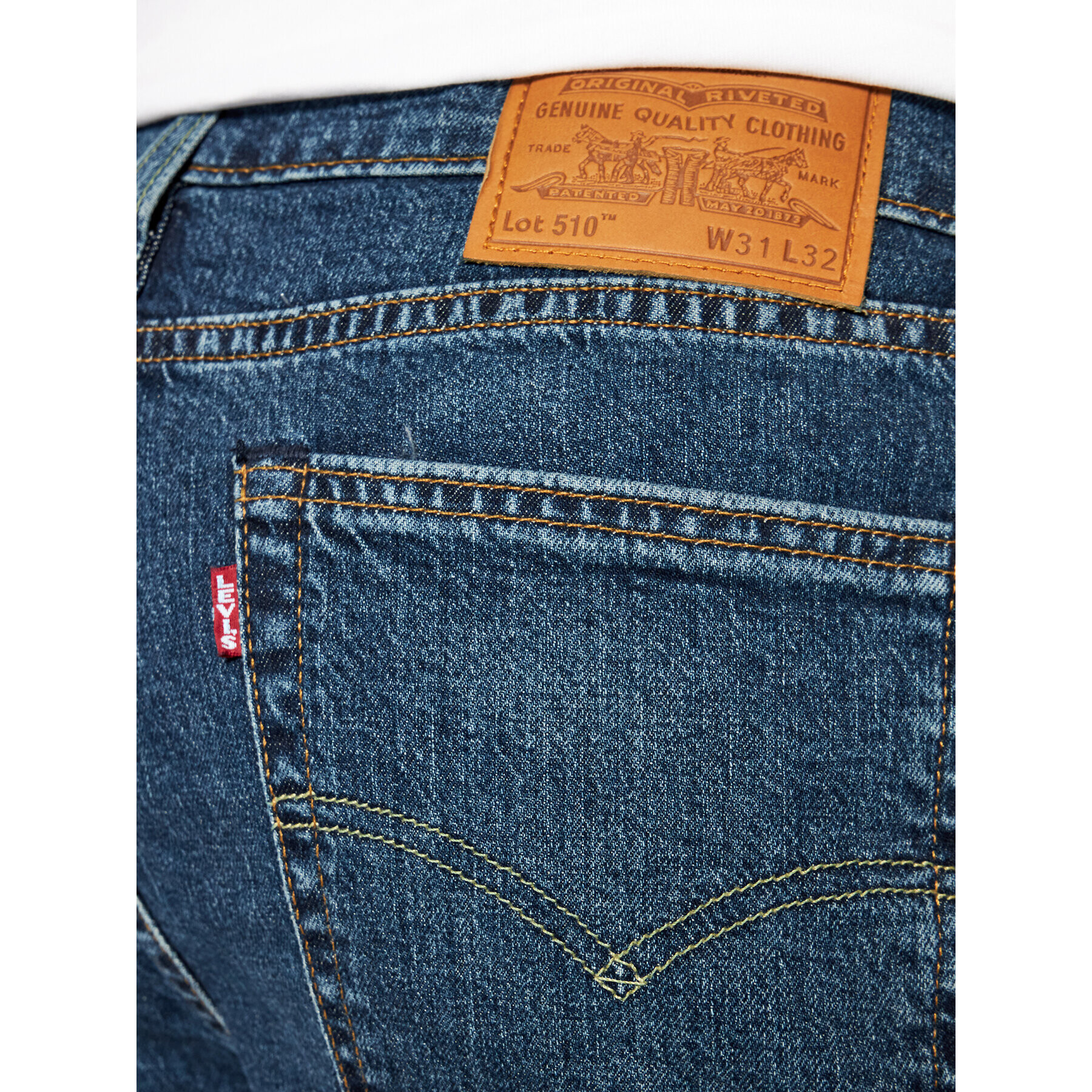 Levi's® Jeansy 510™ 05510-1133 Modrá Skinny Fit - Pepit.cz