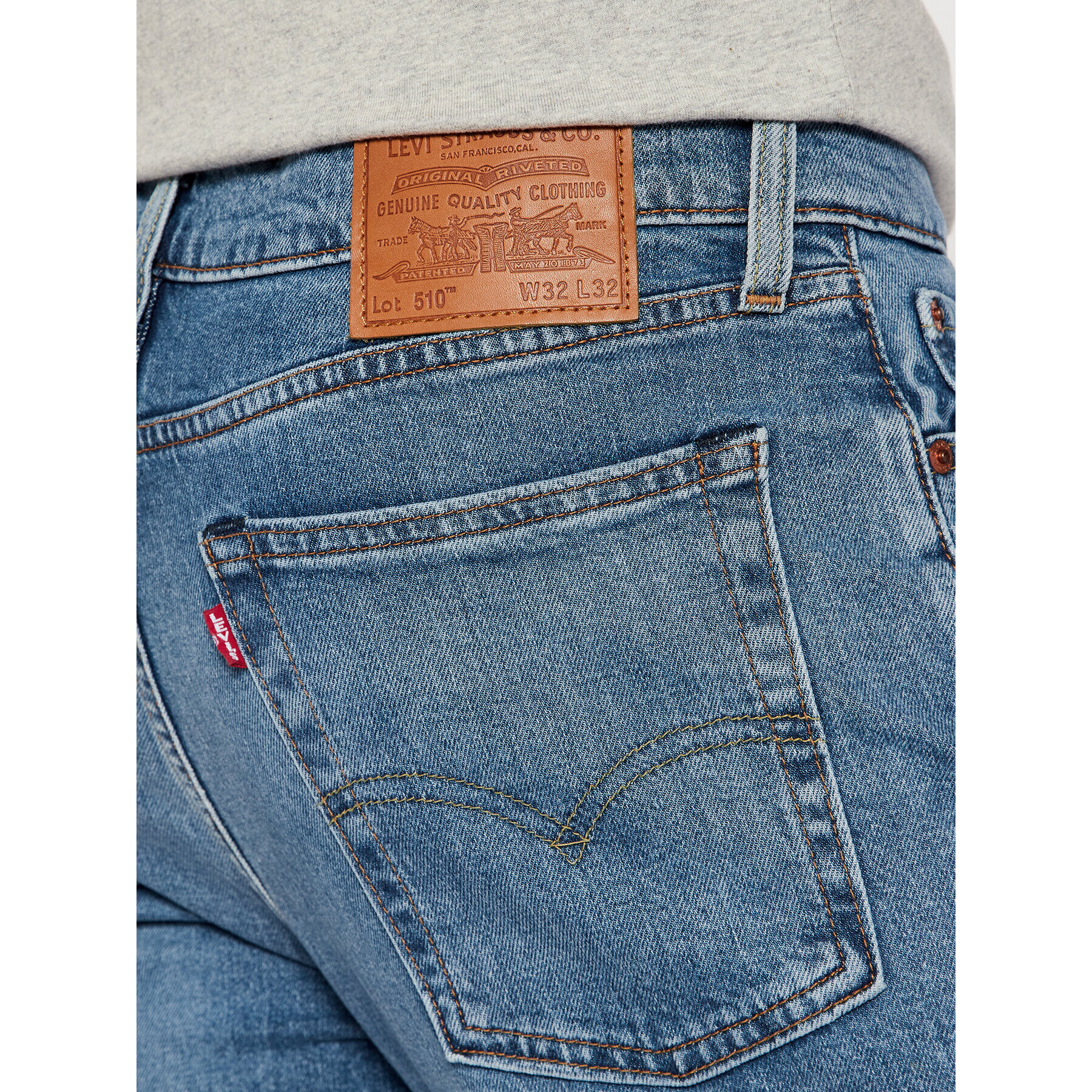 Levi's® Jeansy 510™ 05510-1200 Modrá Skinny Fit - Pepit.cz