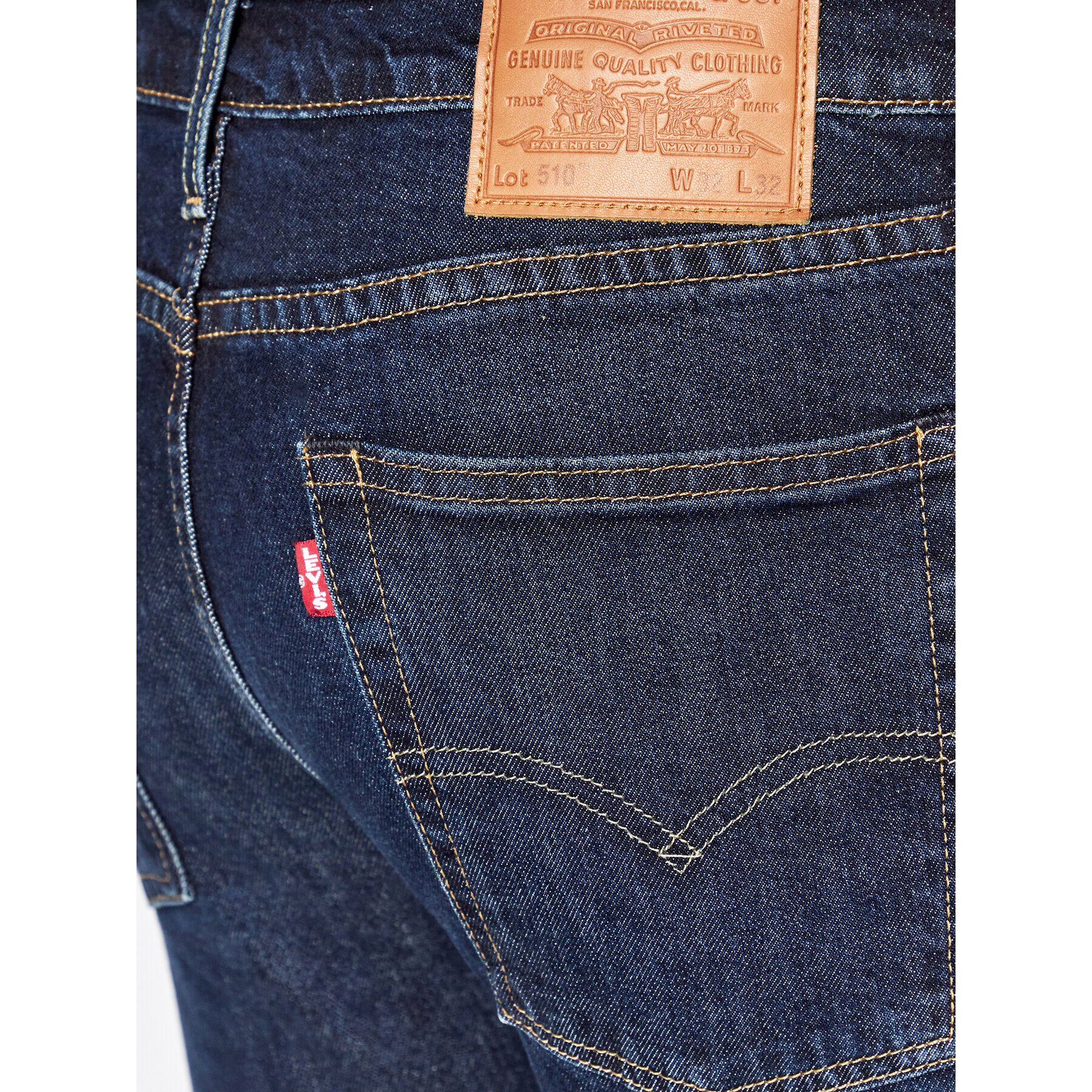 Levi's® Jeansy 510™ 05510-1253 Tmavomodrá Skinny Fit - Pepit.cz