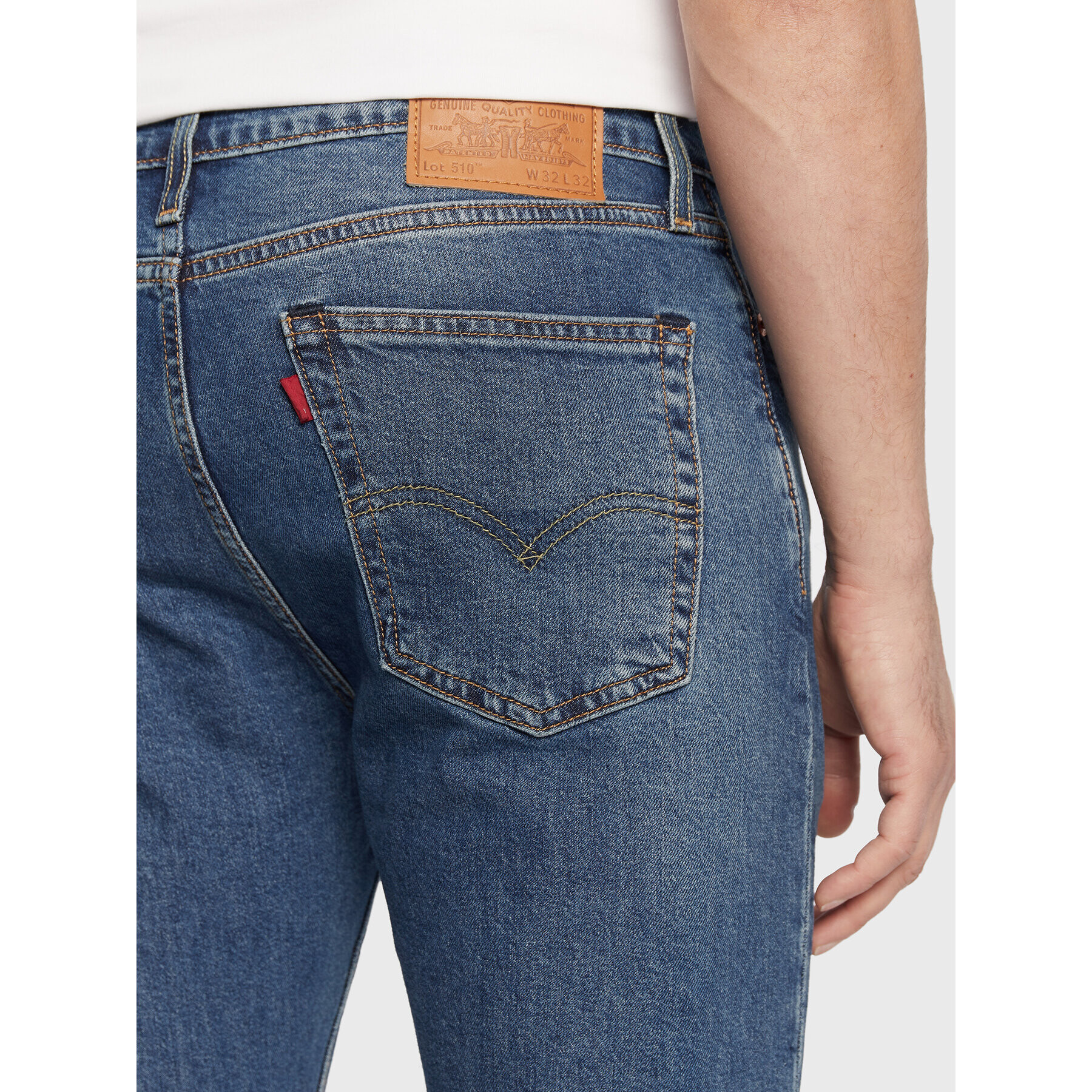 Levi's® Jeansy 510™ 05510-1265 Modrá Skinny Fit - Pepit.cz