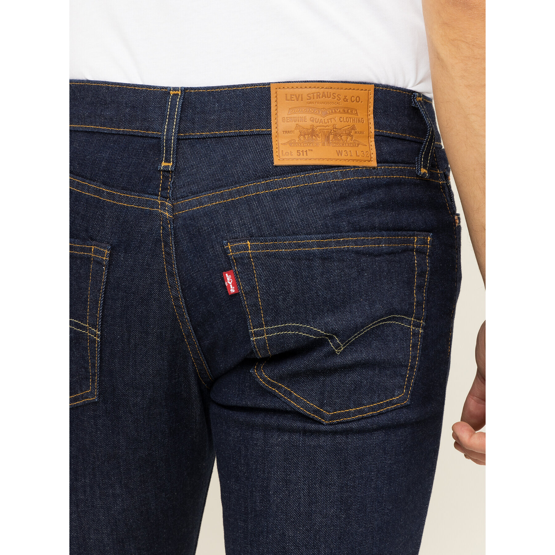 Levi's® Jeansy 511™ 04511-1786 Tmavomodrá Slim Fit - Pepit.cz