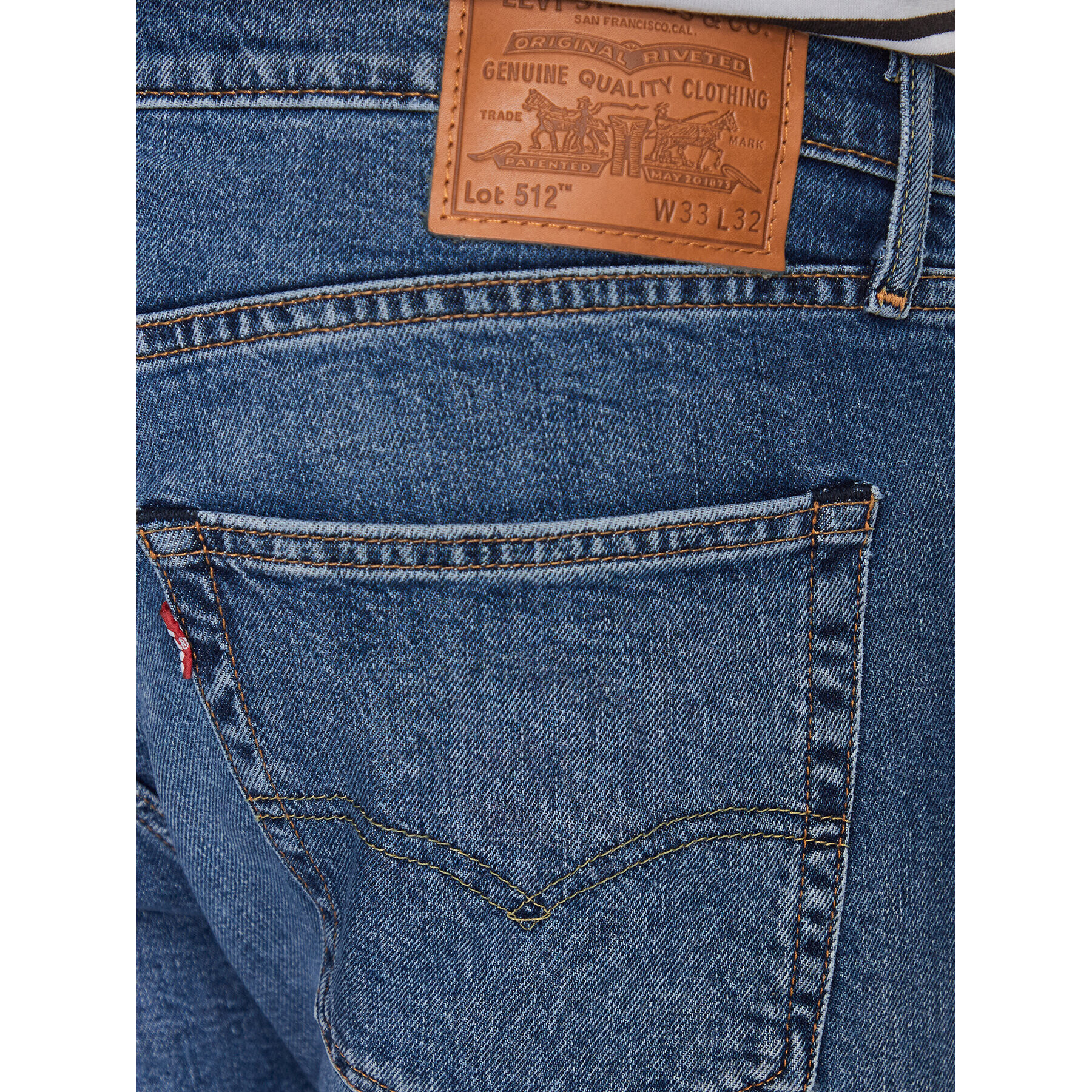 Levi's® Jeansy 512 28833-1209 Modrá Slim Fit - Pepit.cz