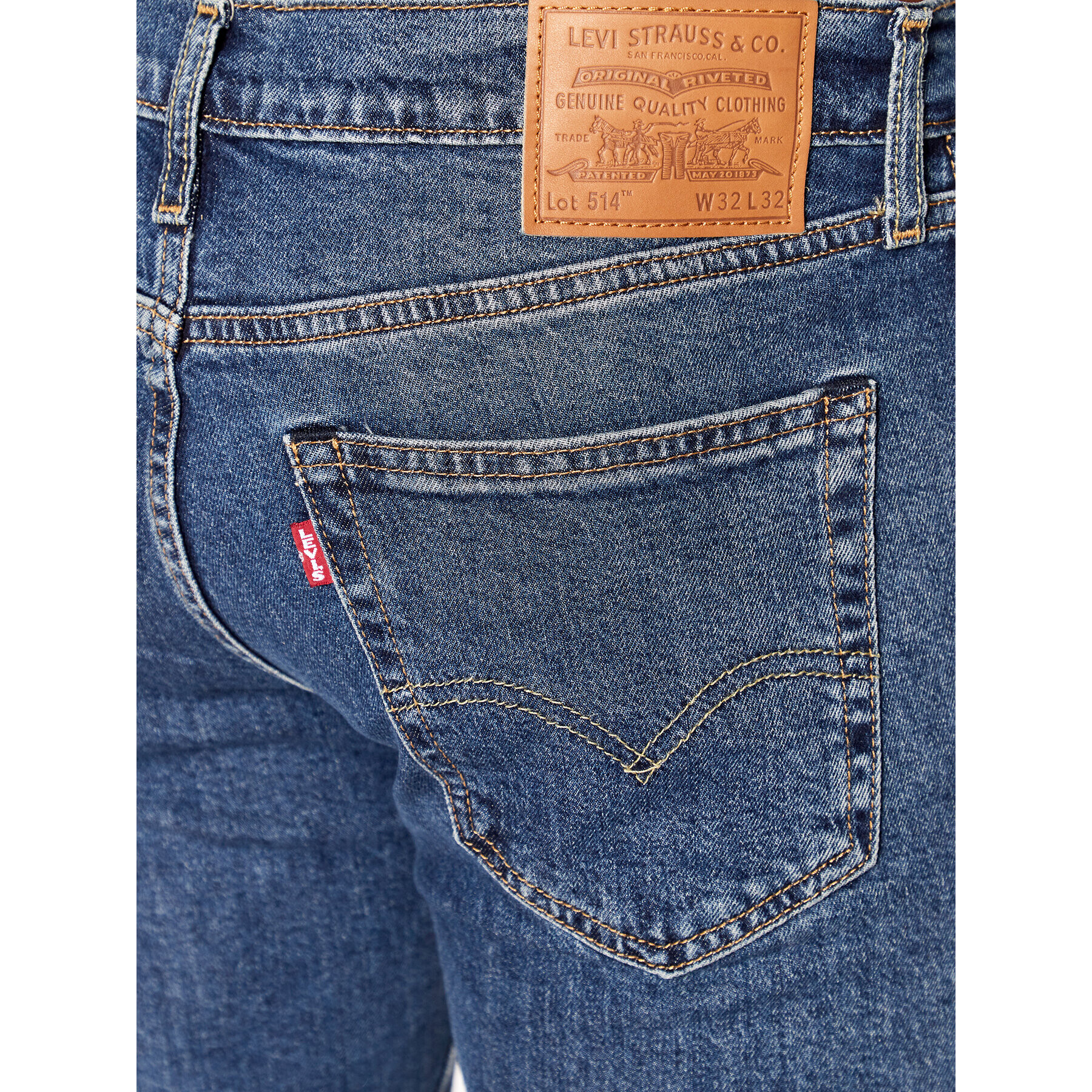 Levi's® Jeansy 514™ 00514-1677 Modrá Straight Fit - Pepit.cz