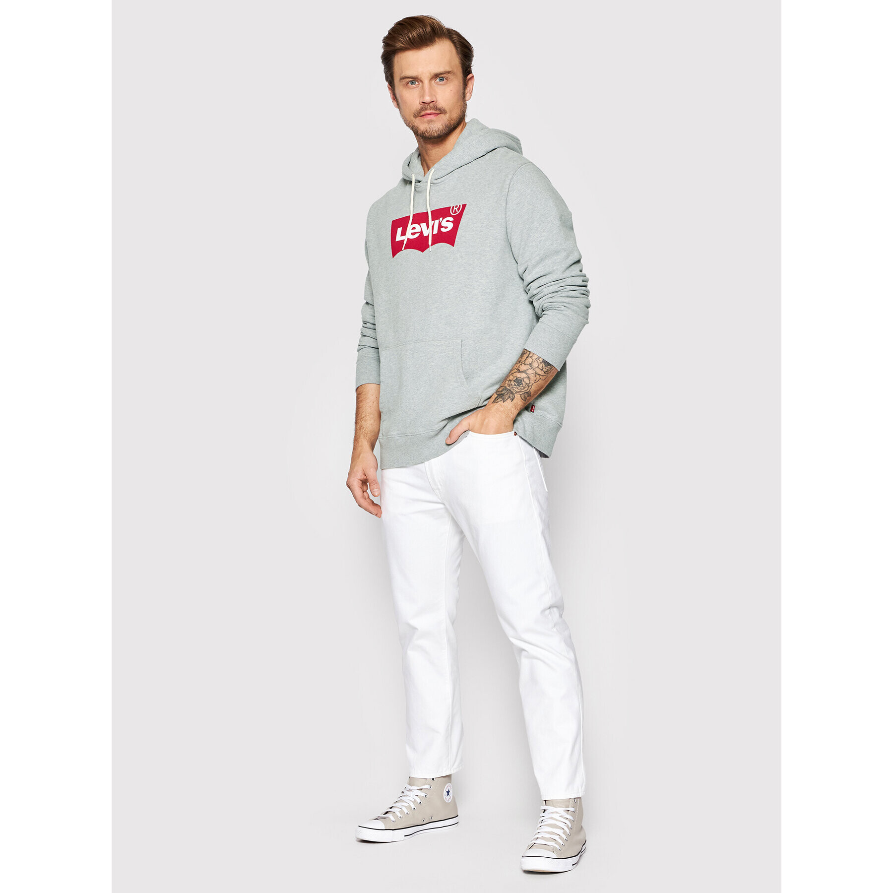 Levi's® Jeansy 551™ Authentic A0927-0020 Bílá Straight Fit - Pepit.cz