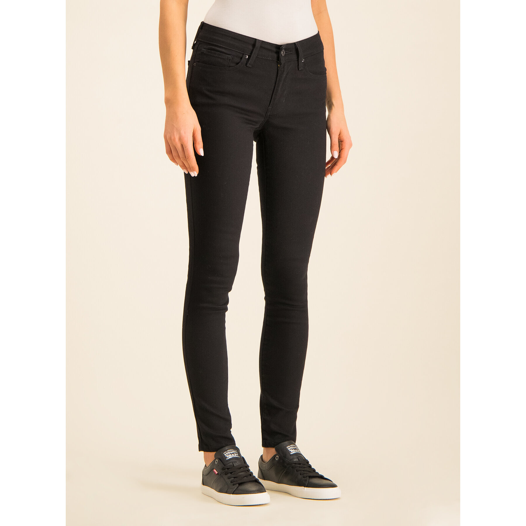 Levi's® Jeansy 711™ 18881-0052 Černá Skinny Fit - Pepit.cz