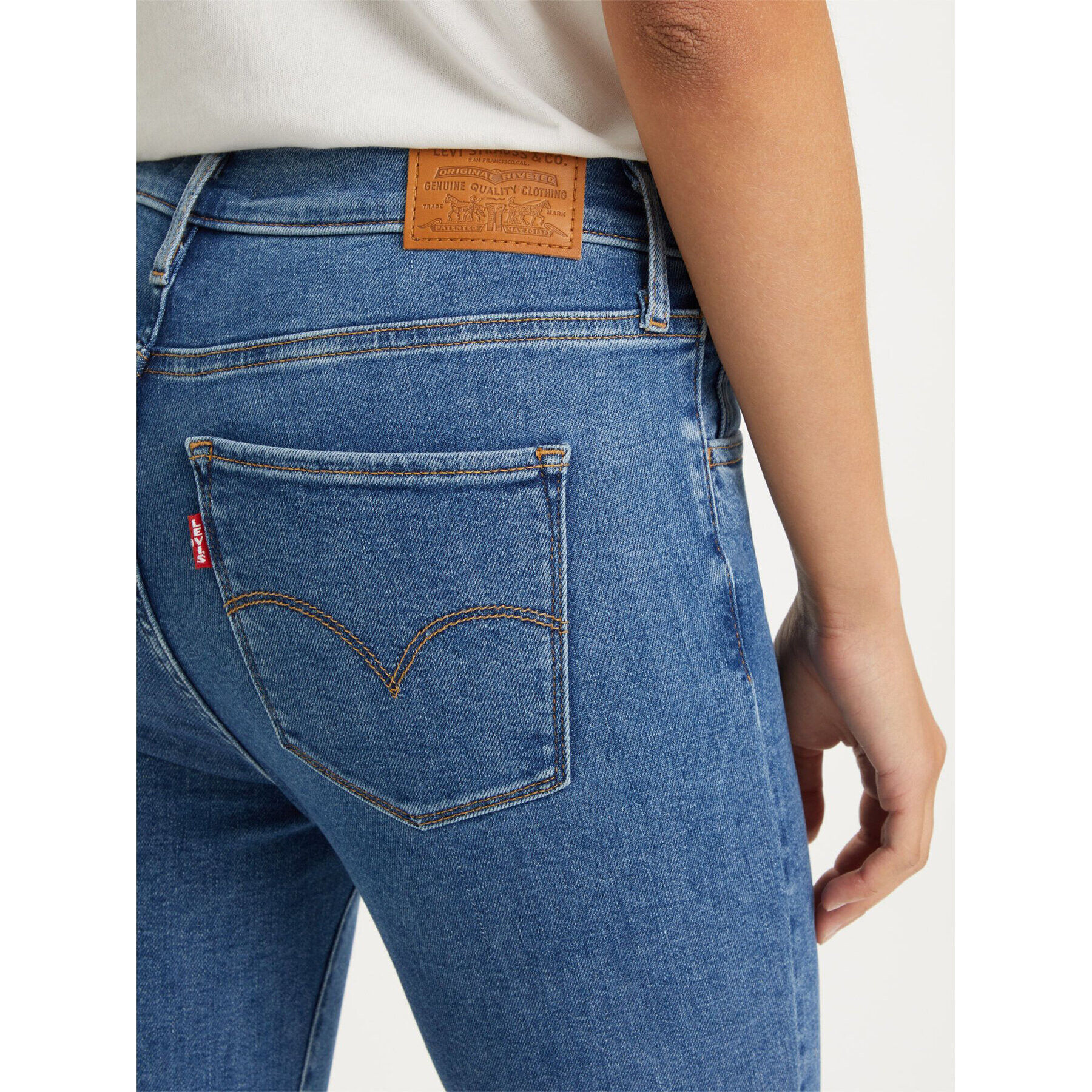 Levi's® Jeansy 720™ 52797-0352 Modrá Super Skinny Fit - Pepit.cz