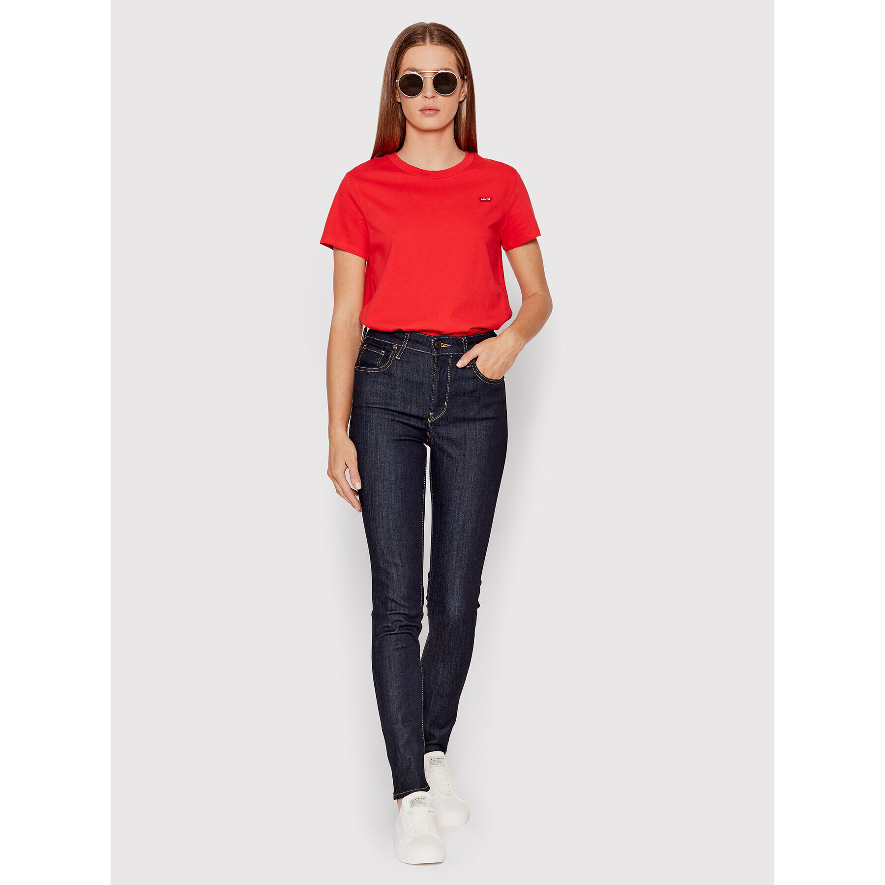 Levi's® Jeansy 724™ High-Waisted 18883-0015 Tmavomodrá Regular Fit - Pepit.cz