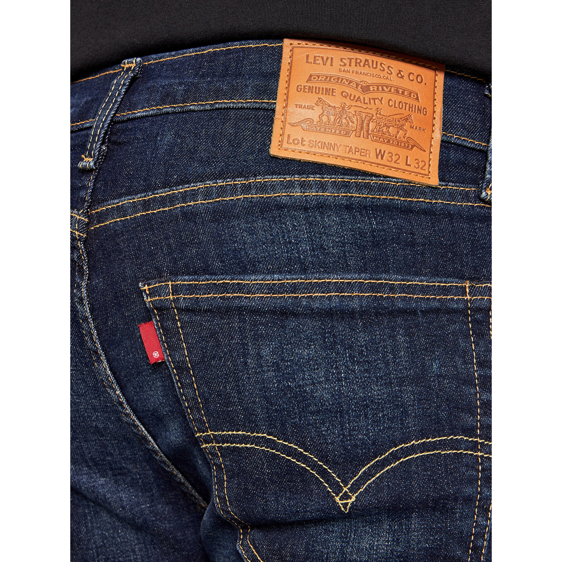 Levi's® Jeansy 84558-0019 Tmavomodrá Skinny Fit - Pepit.cz