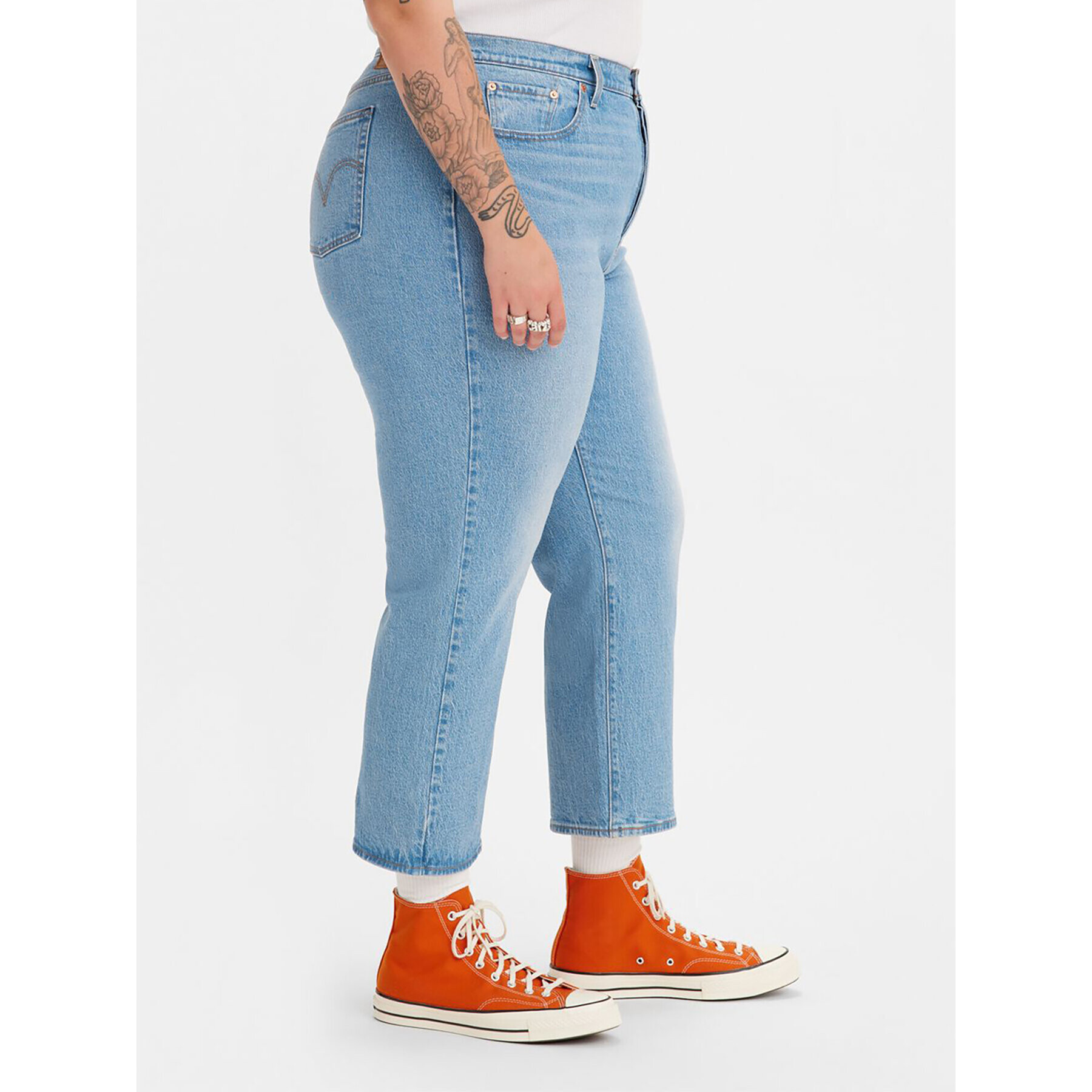 Levi's® Jeansy Ribcage 388430023 Modrá Straight Fit - Pepit.cz