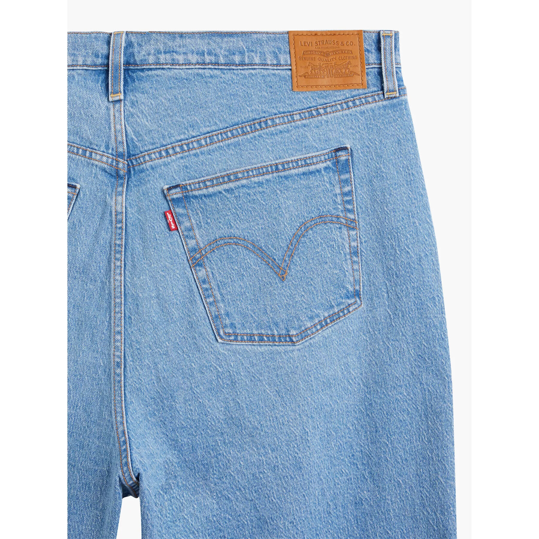 Levi's® Jeansy Ribcage 388430023 Modrá Straight Fit - Pepit.cz