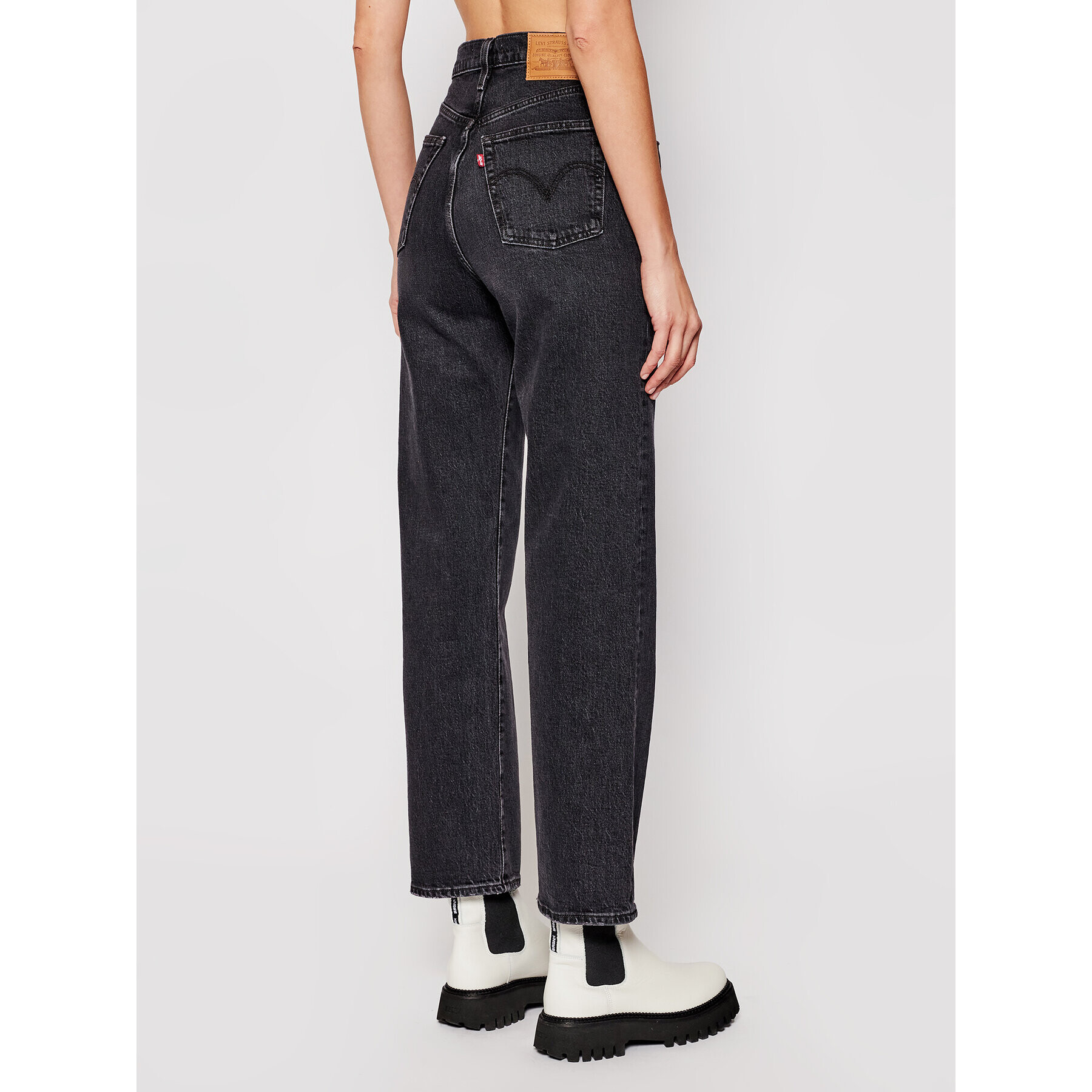 Levi's® Jeansy Ribcage Ankle 72693-0037 Černá Regular Fit - Pepit.cz