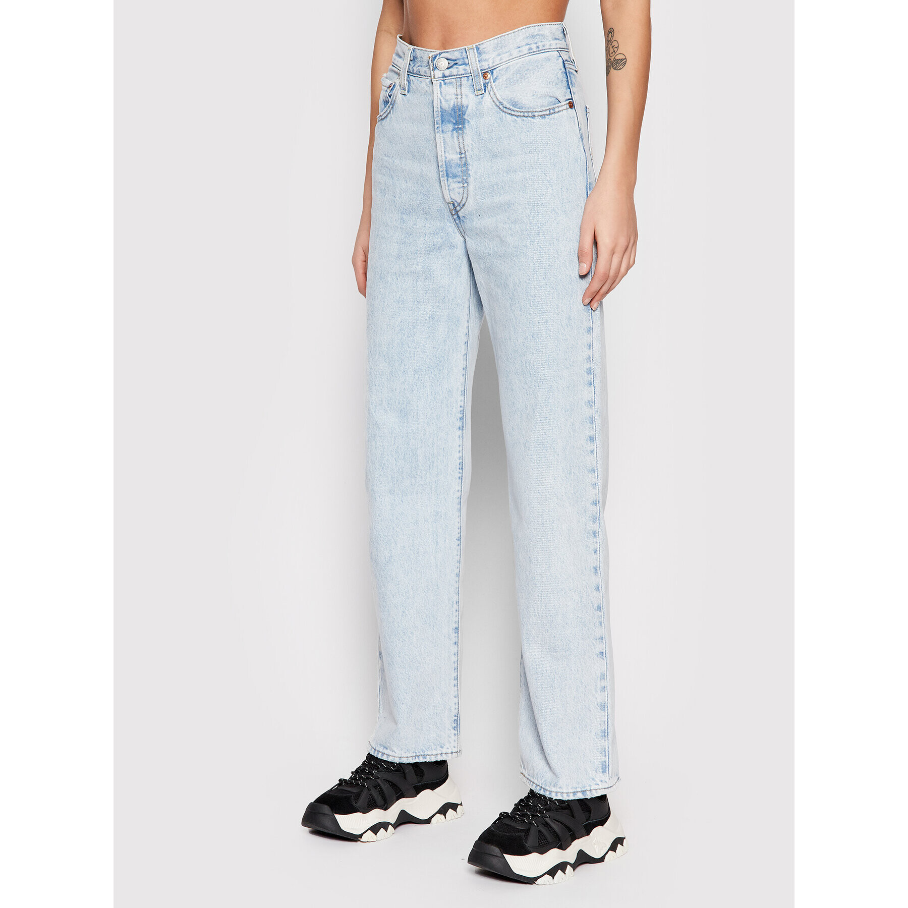 Levi's® Jeansy Ribcage Straight Ankle 72693_1 Modrá Regular Fit - Pepit.cz