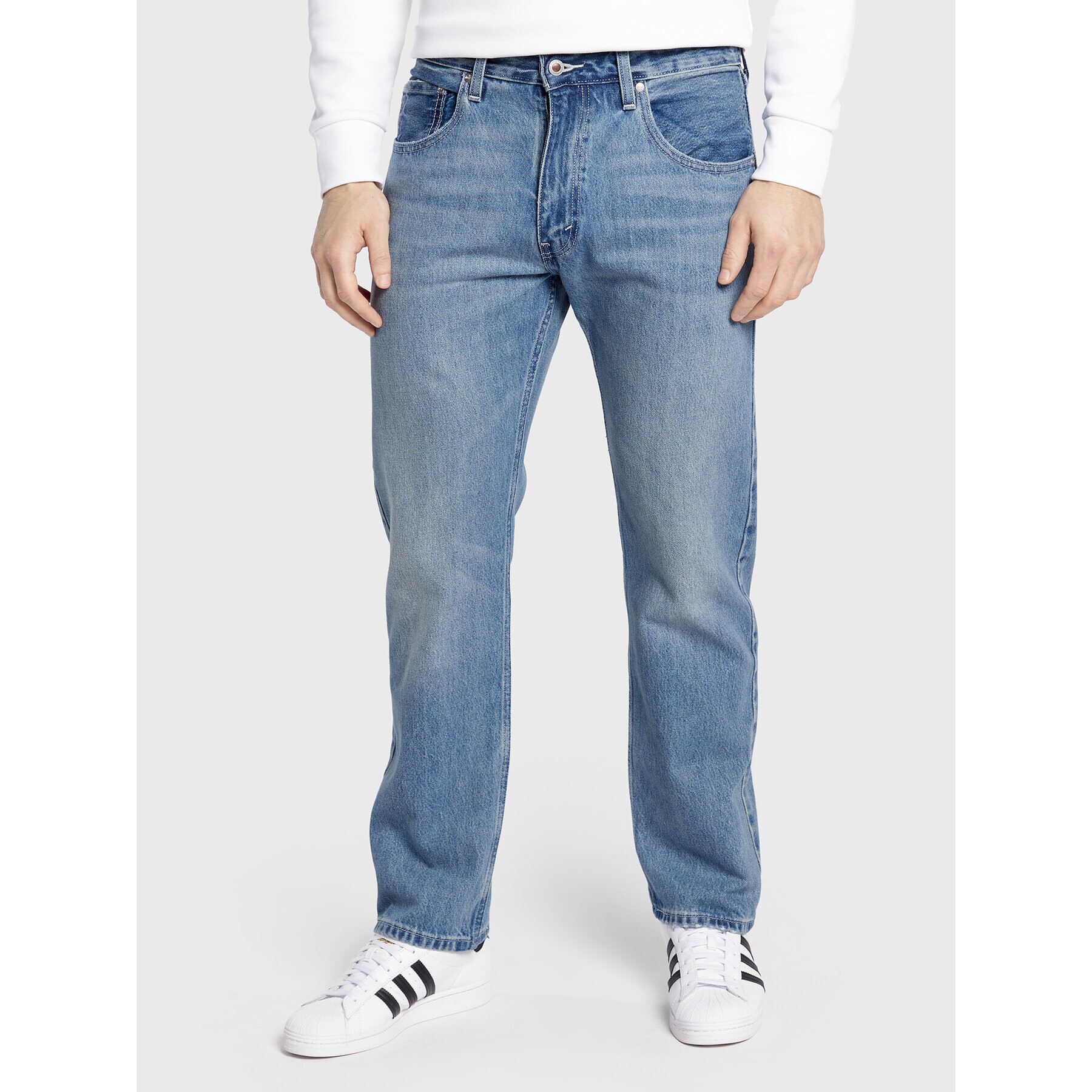 Levi's® Jeansy Silver Tab A3666-0000 Modrá Straight Fit - Pepit.cz