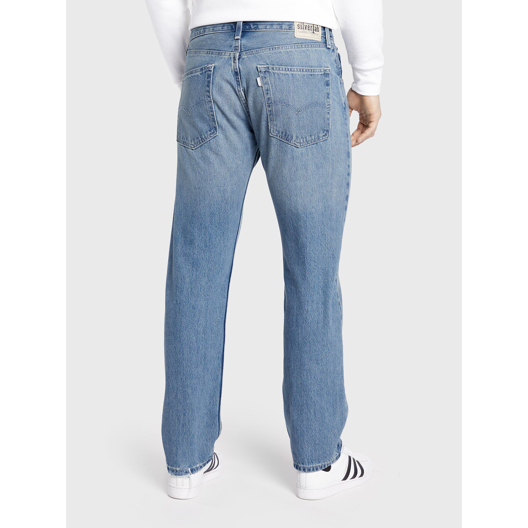 Levi's® Jeansy Silver Tab A3666-0000 Modrá Straight Fit - Pepit.cz