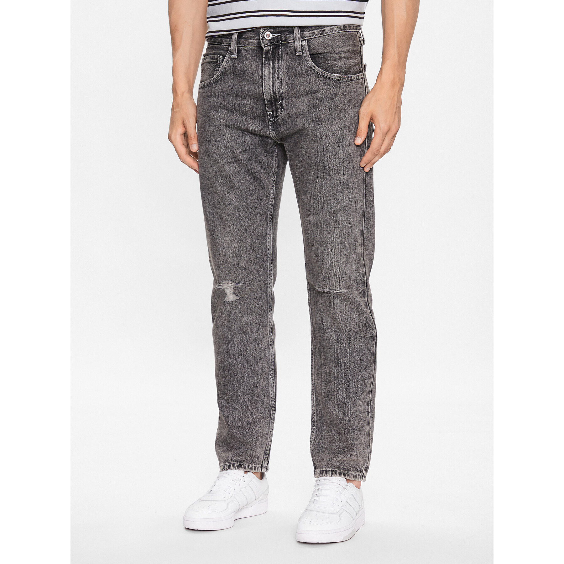 Levi's® Jeansy Silver Tab A3666-0010 Šedá Straight Fit - Pepit.cz