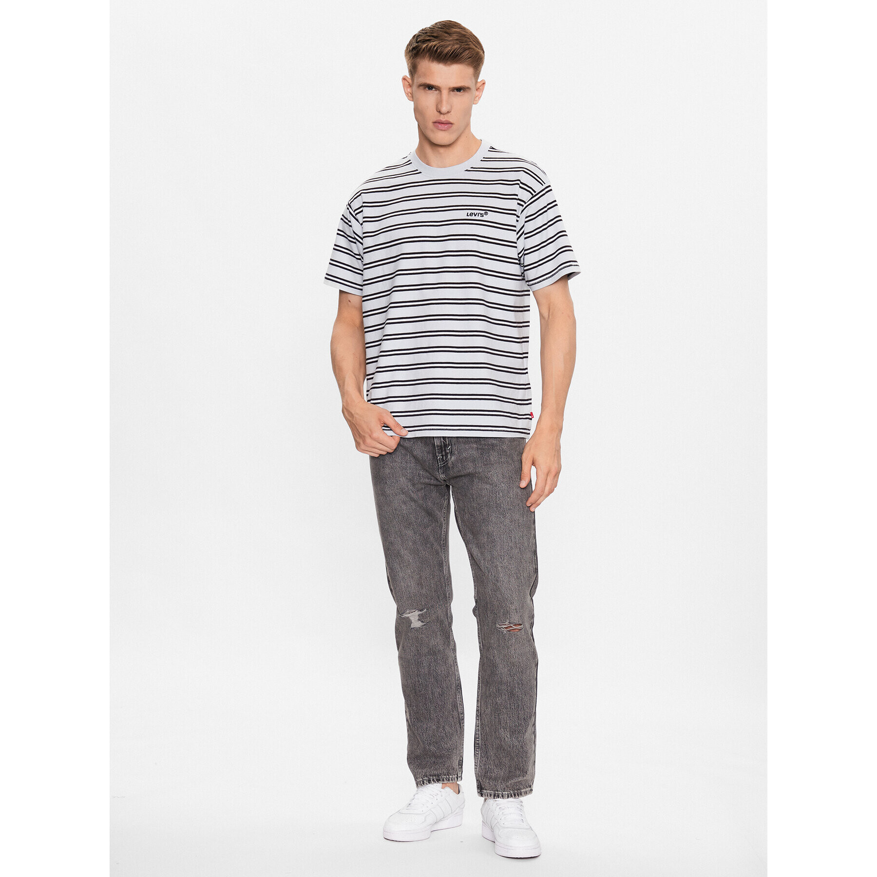 Levi's® Jeansy Silver Tab A3666-0010 Šedá Straight Fit - Pepit.cz