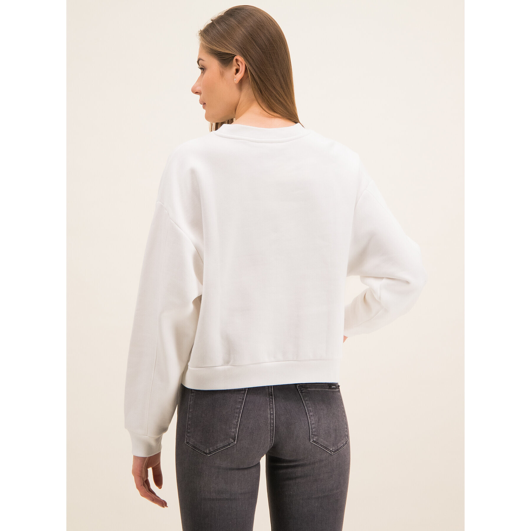 Levi's® Mikina Graphic Diana Crewneck 85283-0000 Bílá Oversize Fit - Pepit.cz