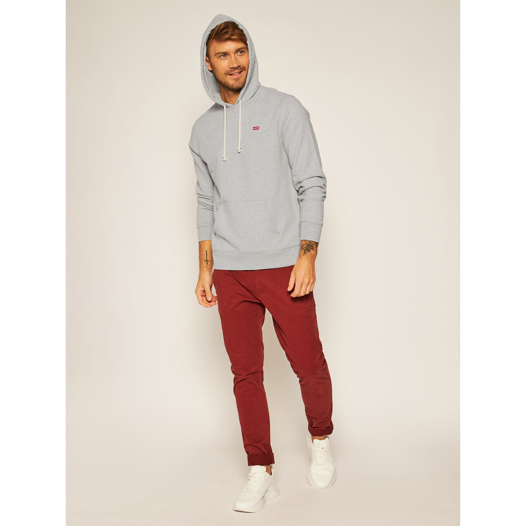 Levi's® Mikina New Orginal 34581-0000 Šedá Regular Fit - Pepit.cz