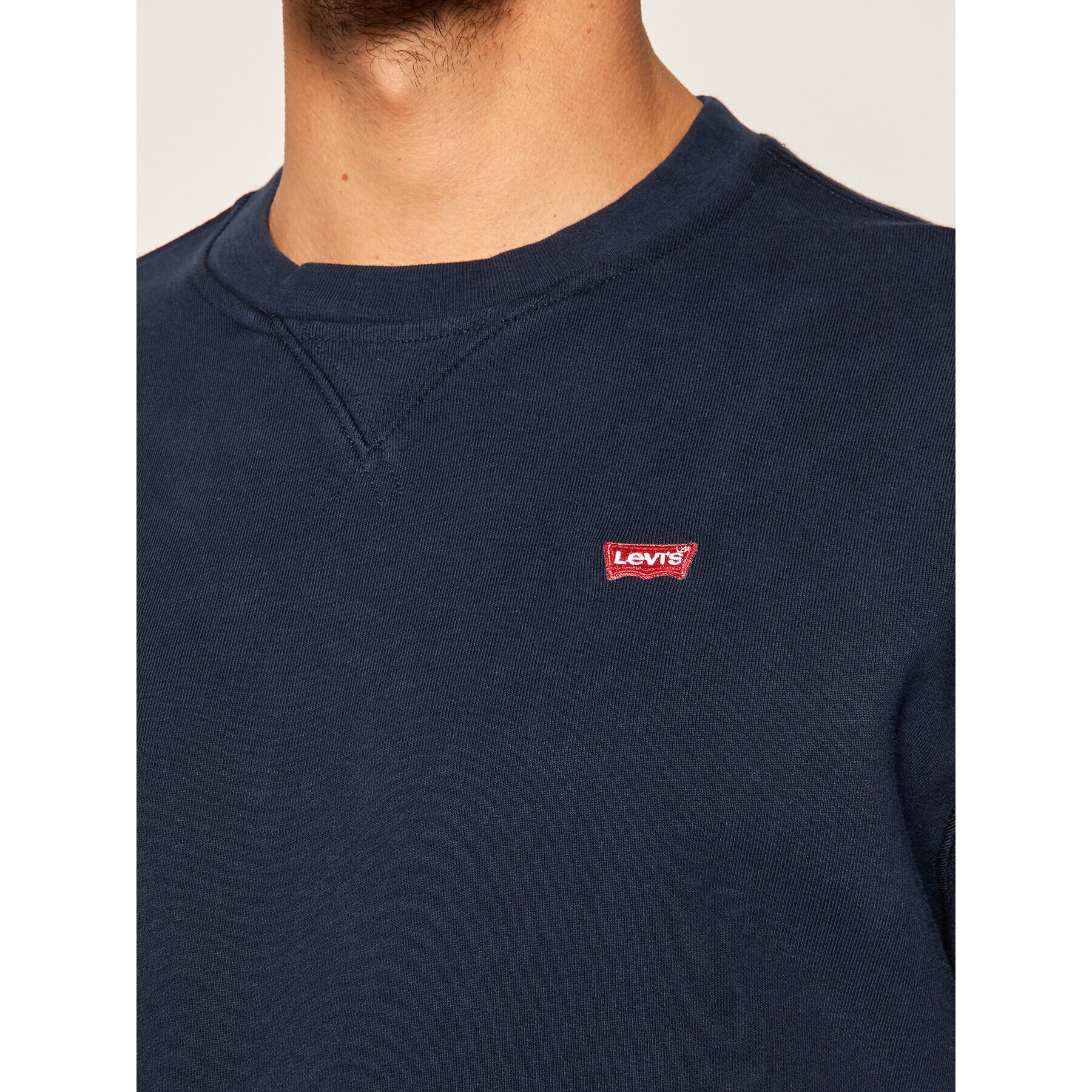 Levi's® Mikina Orginal Crew 35909-0001 Tmavomodrá Regular Fit - Pepit.cz