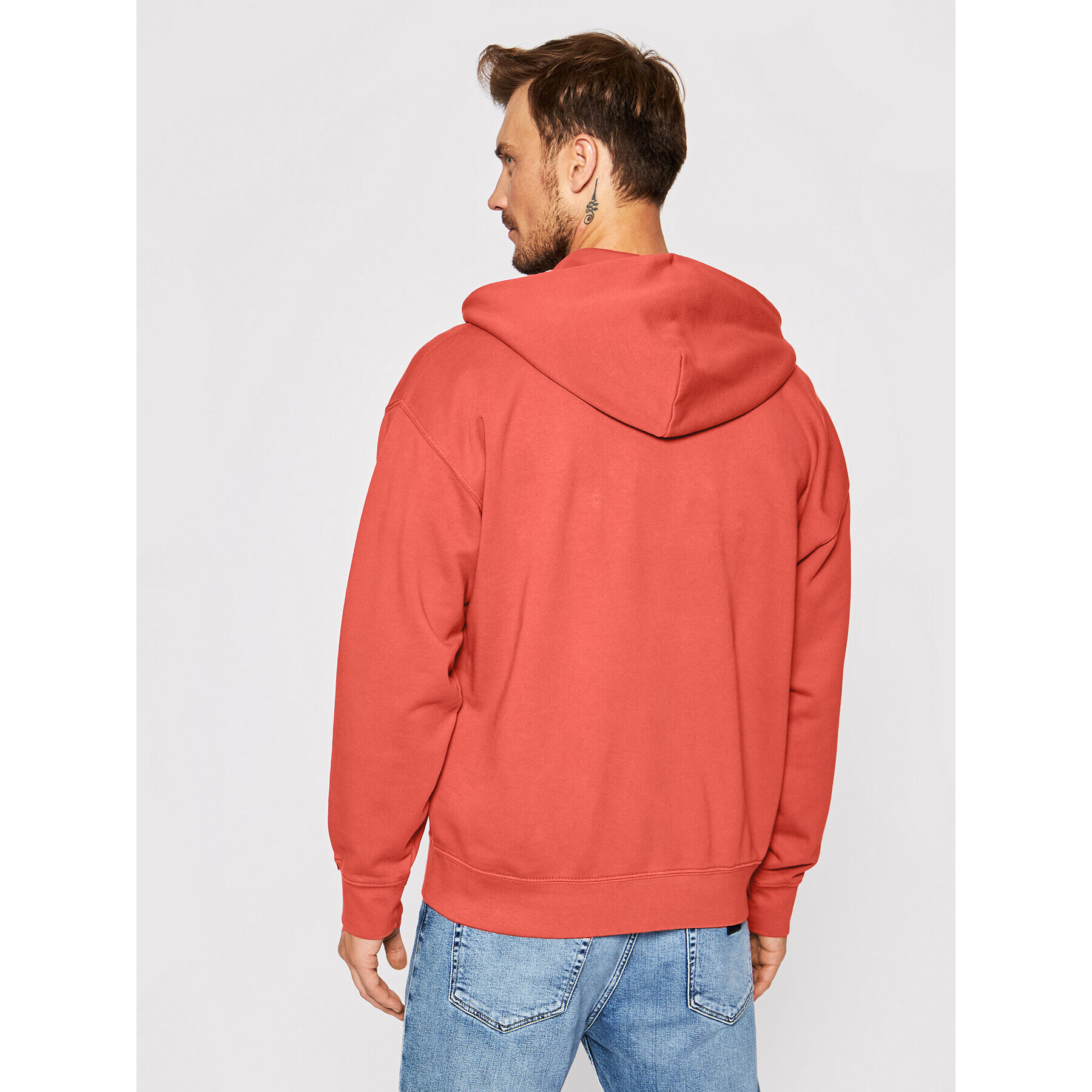 Levi's® Mikina Red Tab™ Zip A0924-0004 Oranžová Relaxed Fit - Pepit.cz