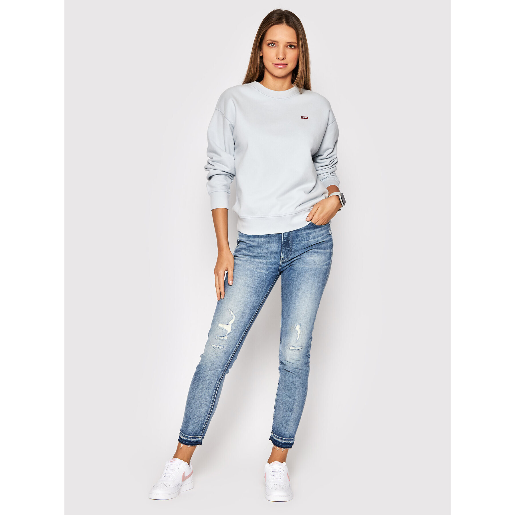 Levi's® Mikina Standard 24688-0025 Modrá Regular Fit - Pepit.cz