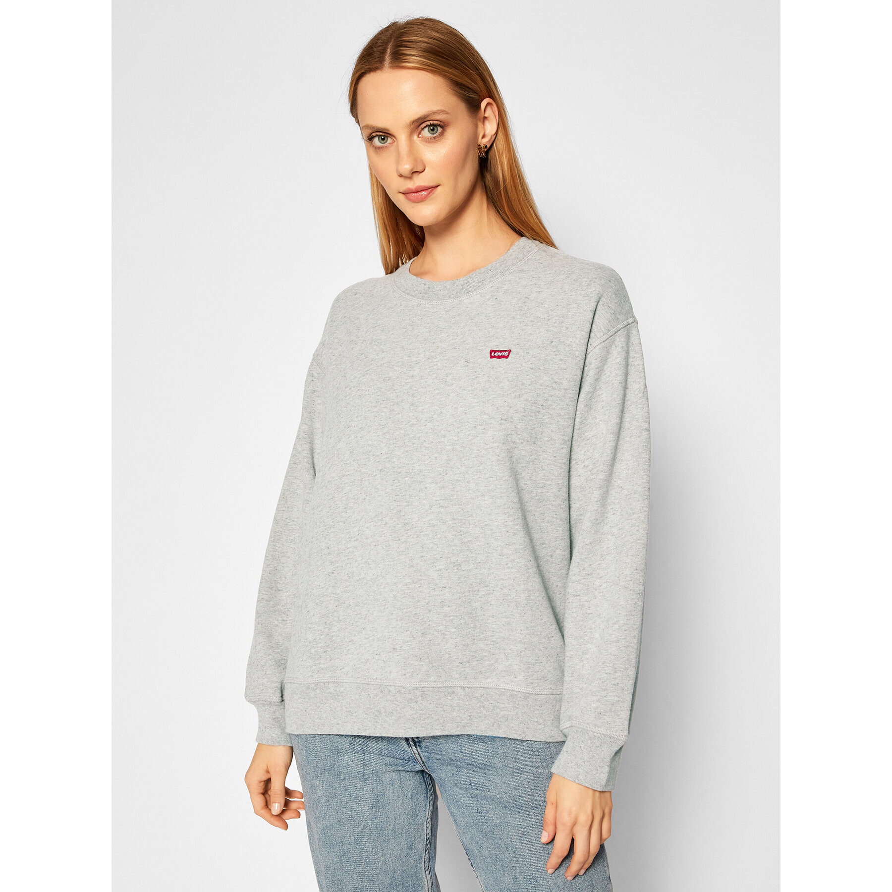 Levi's® Mikina Standard Crewneck 24688-0000 Šedá Relaxed Fit - Pepit.cz