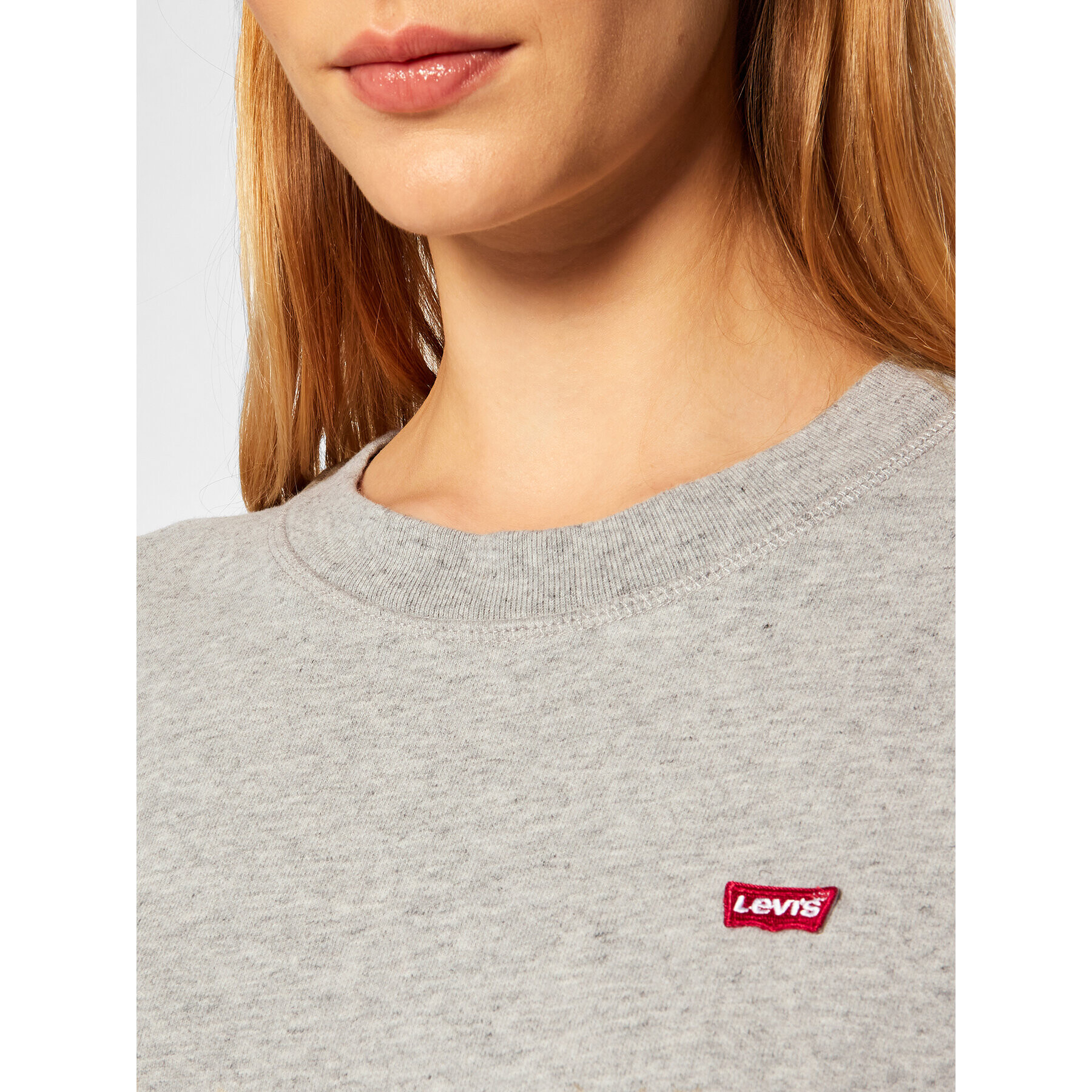 Levi's® Mikina Standard Crewneck 24688-0000 Šedá Relaxed Fit - Pepit.cz