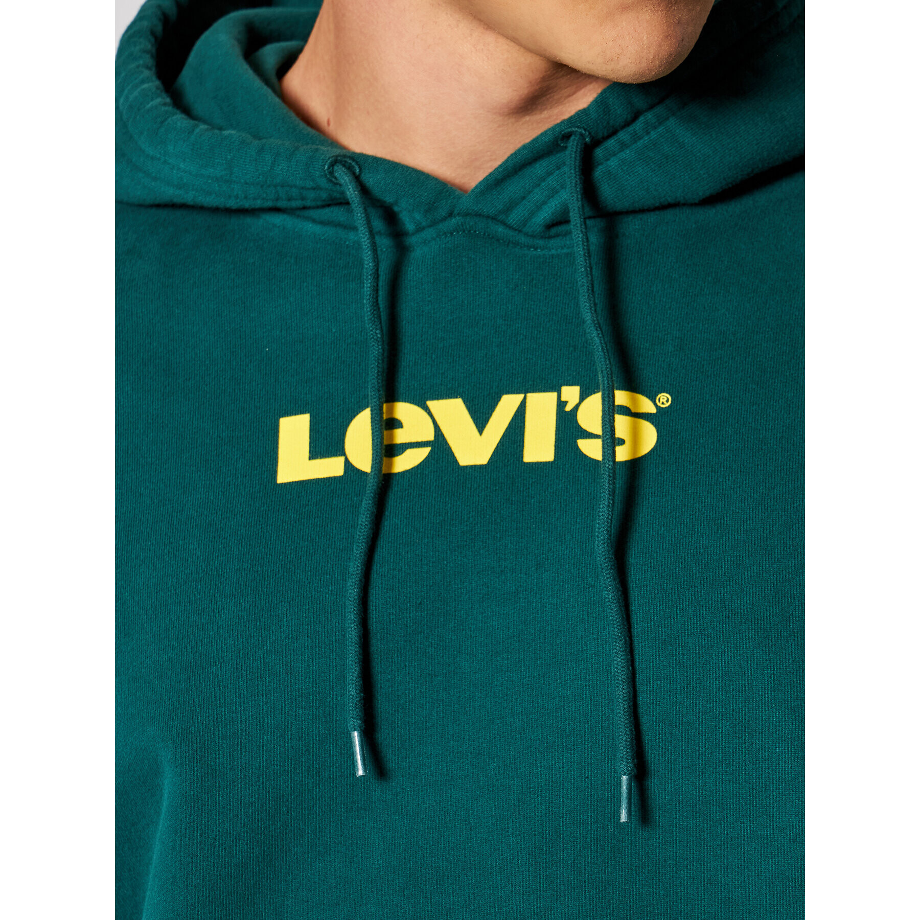 Levi's® Mikina Unisex Graphic A2410-0003 Zelená Standard Fit - Pepit.cz