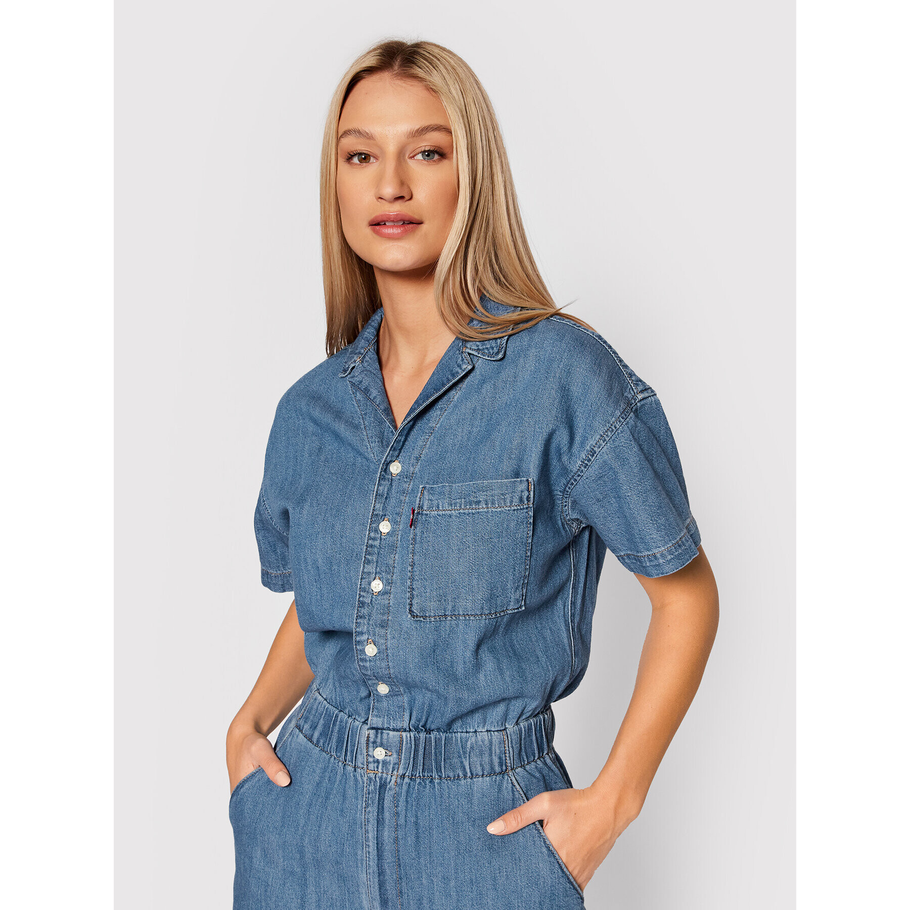 Levi's® Overal A1995-0000 Modrá Regular Fit - Pepit.cz