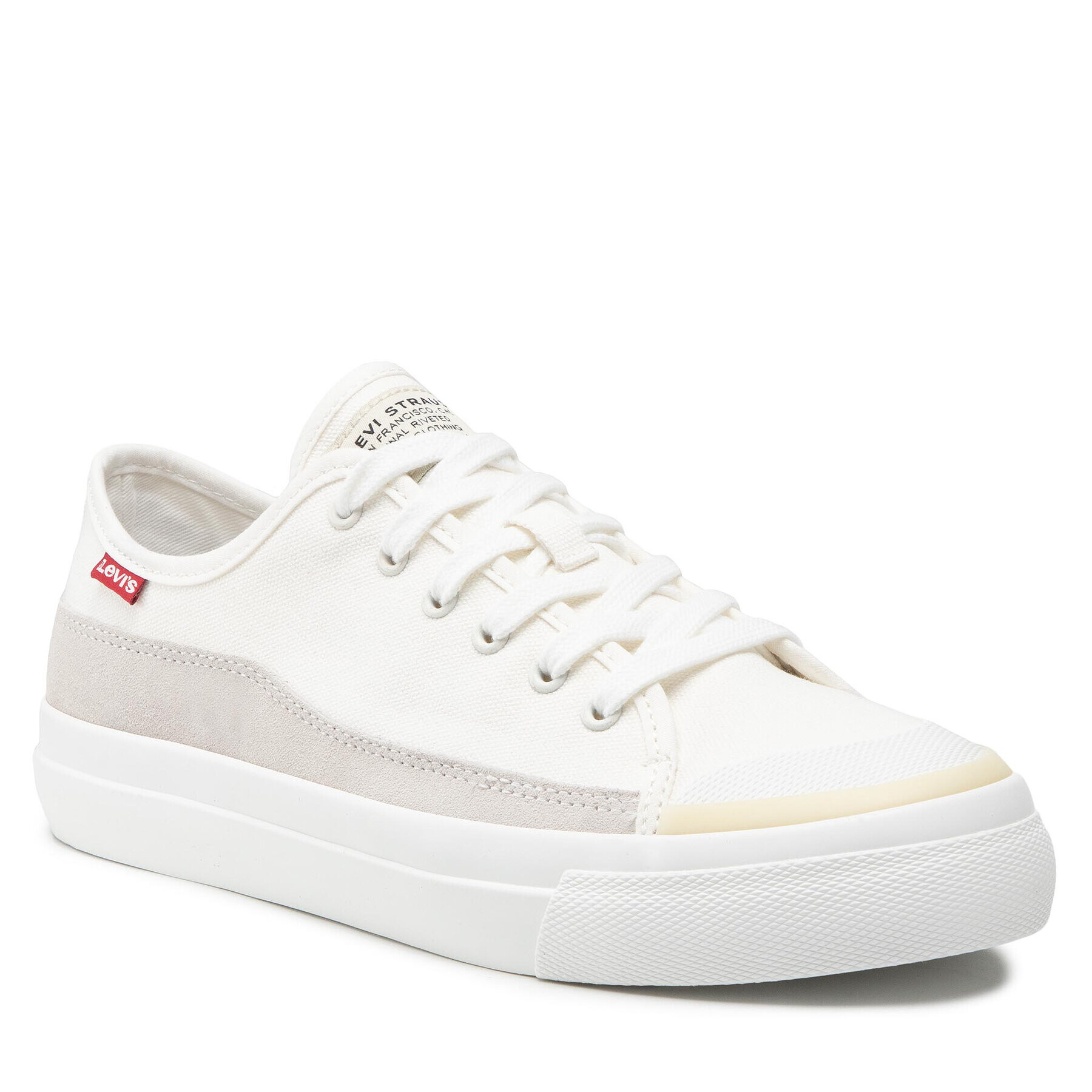 Levi's® Plátěnky Square Low 233006-636-50 Bílá - Pepit.cz