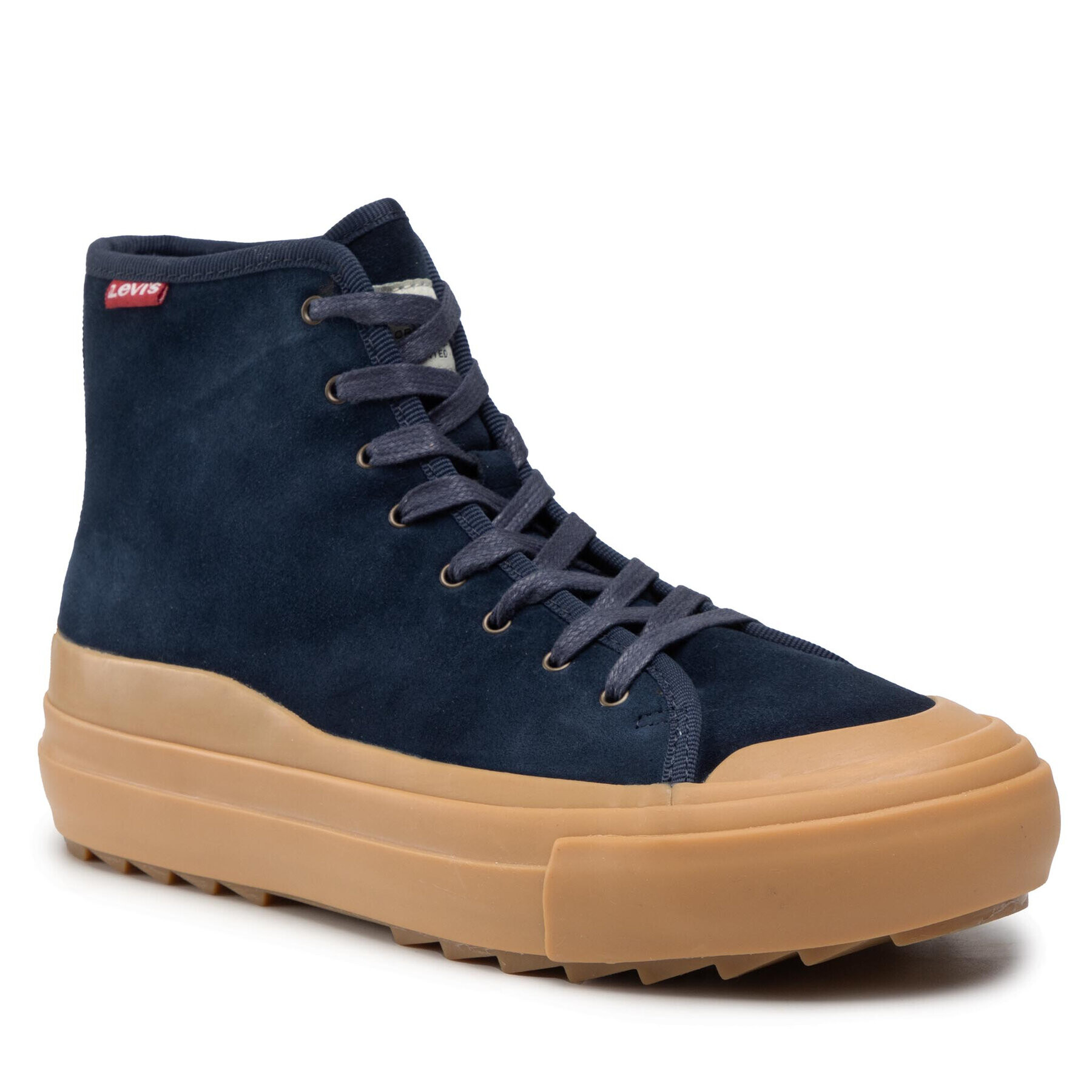 Levi's® Plátěnky Square Ripple High 233636-709-17 Tmavomodrá - Pepit.cz