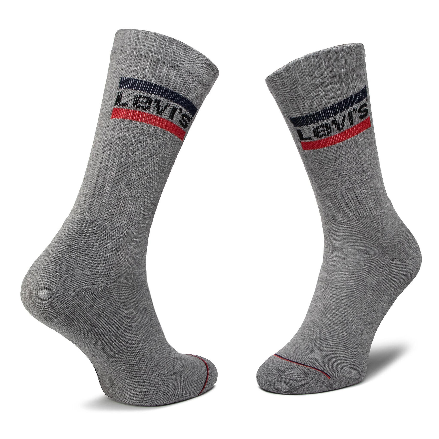 Levi's® Sada 2 párů vysokých ponožek unisex 37157-0151 Šedá - Pepit.cz