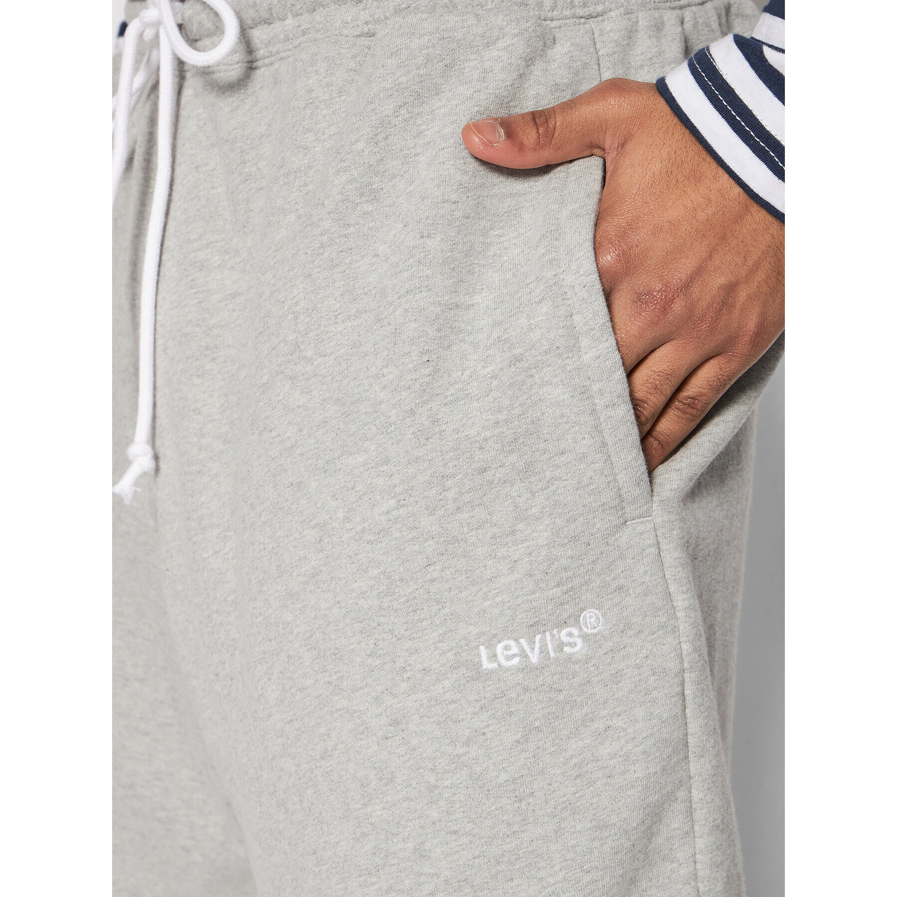 Levi's® Sportovní kraťasy Unisex Red Tab™ A1062-0000 Šedá Relaxed Fit - Pepit.cz