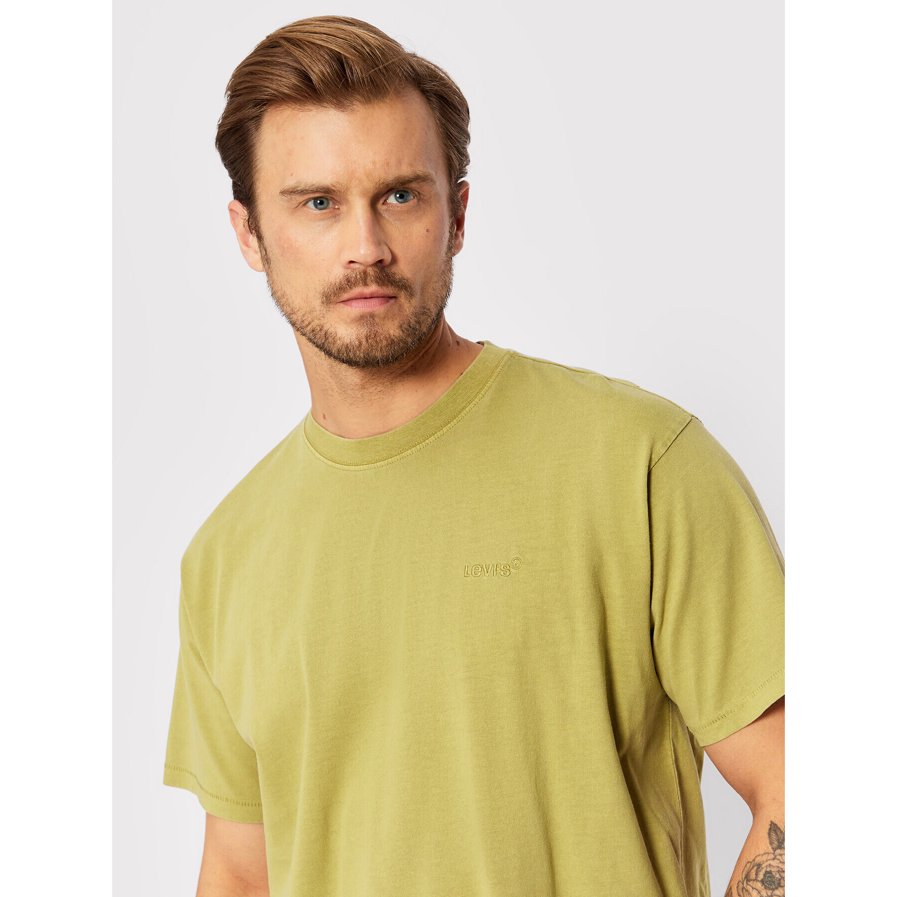 Levi's® T-Shirt Red Tab™ Vintage A0637-0033 Zelená Relaxed Fit - Pepit.cz