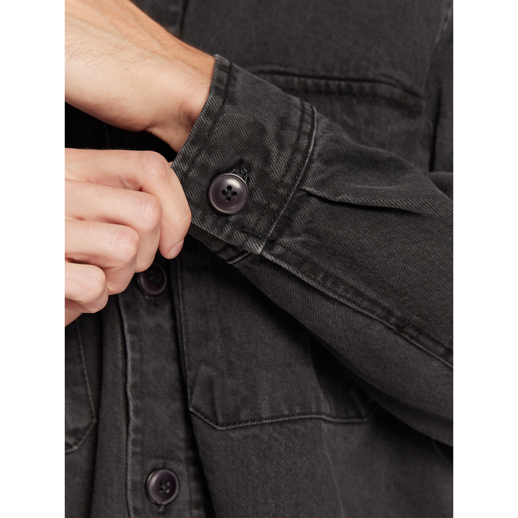 Lindbergh Jeansová bunda 30-304025DEB Černá Regular Fit - Pepit.cz