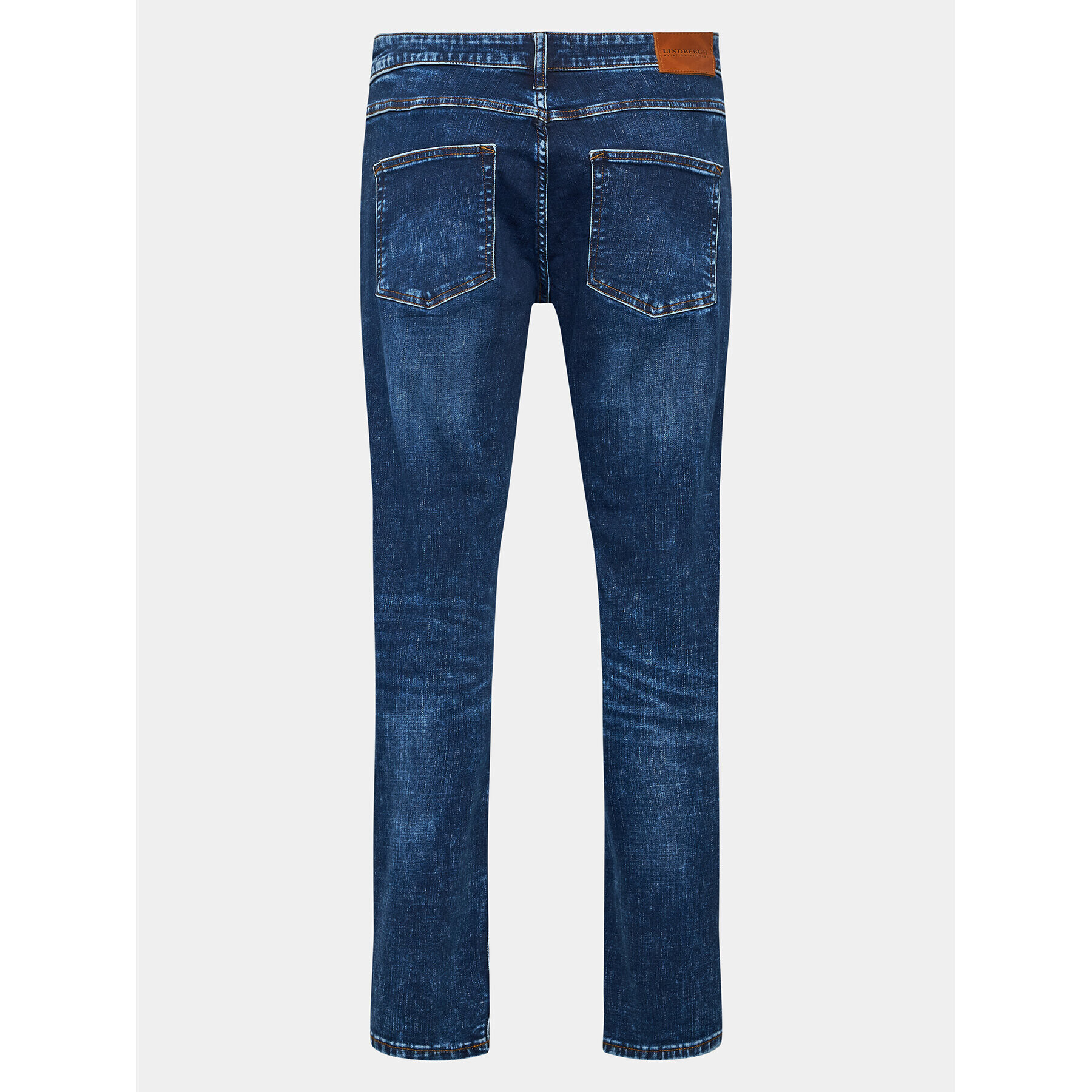 Lindbergh Jeansy 30-020000HDE Tmavomodrá Tapered Fit - Pepit.cz