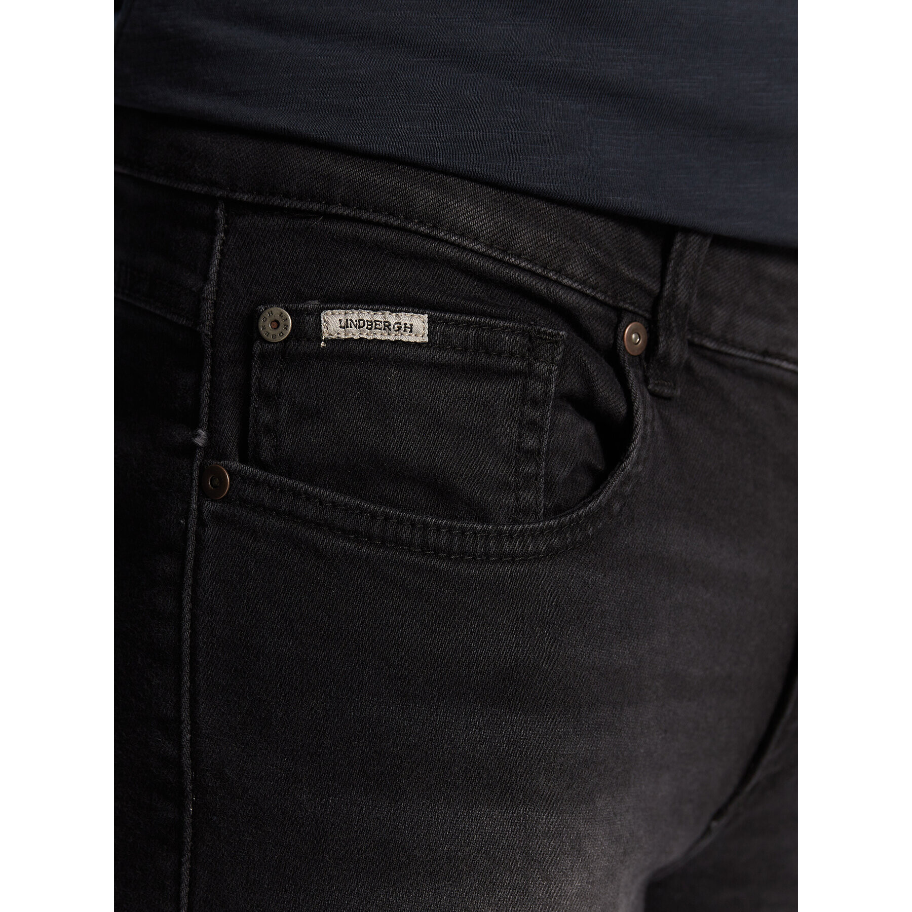 Lindbergh Jeansy 30-050002BON Černá Slim Fit - Pepit.cz