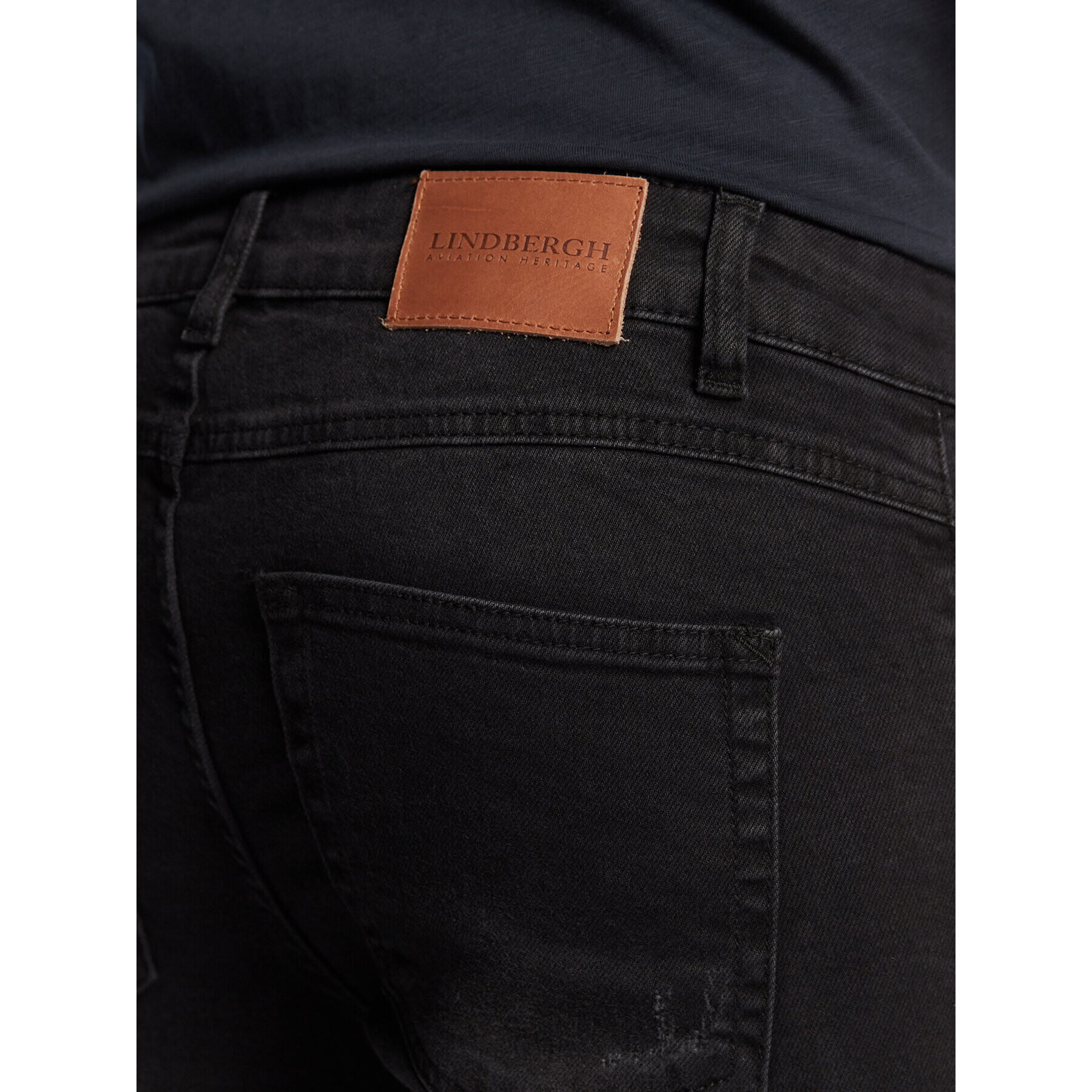 Lindbergh Jeansy 30-050002BON Černá Slim Fit - Pepit.cz