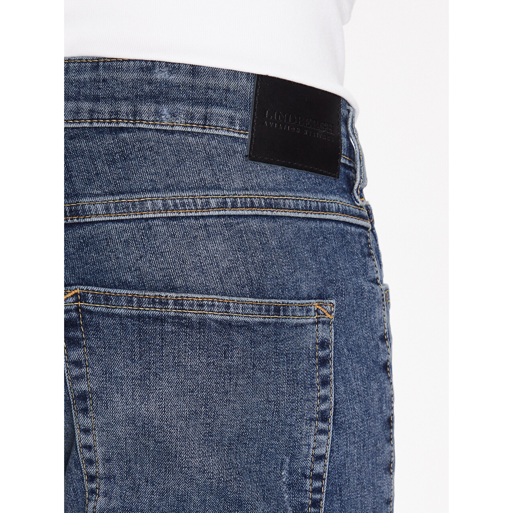 Lindbergh Jeansy 30-050002DAW Modrá Slim Fit - Pepit.cz