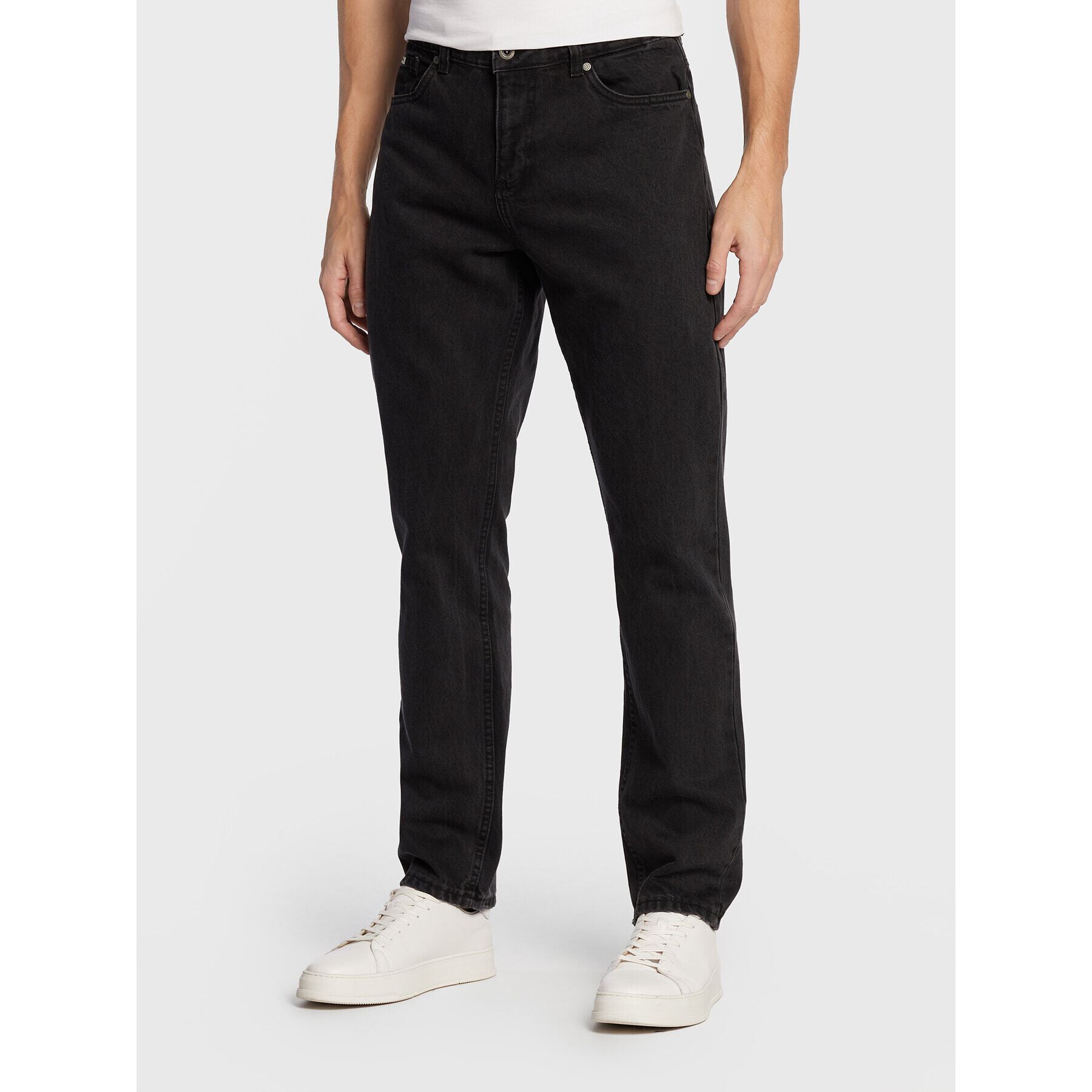 Lindbergh Jeansy Romeo 30-050003 Černá Loose Fit - Pepit.cz